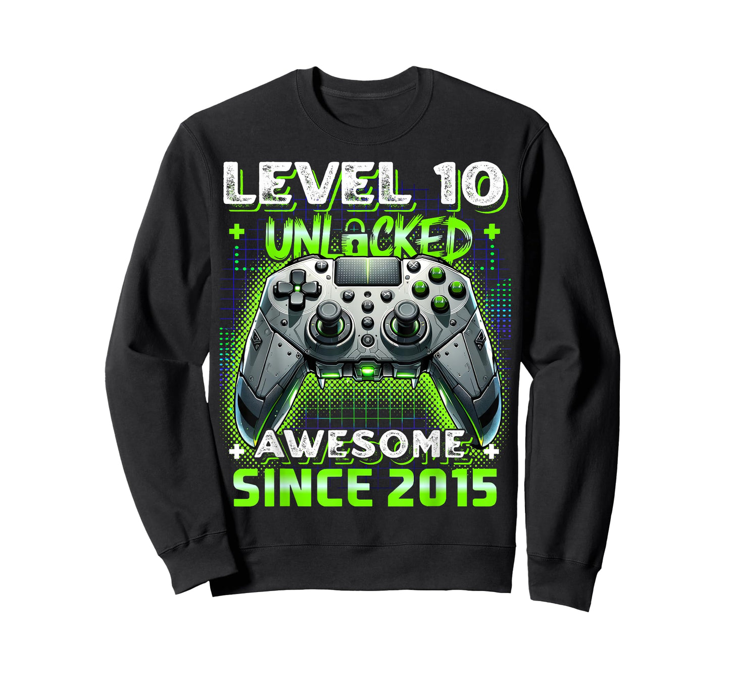 10th Birthday Boy Level 10 Gamer 10 Year Video Game Party T-Shirt