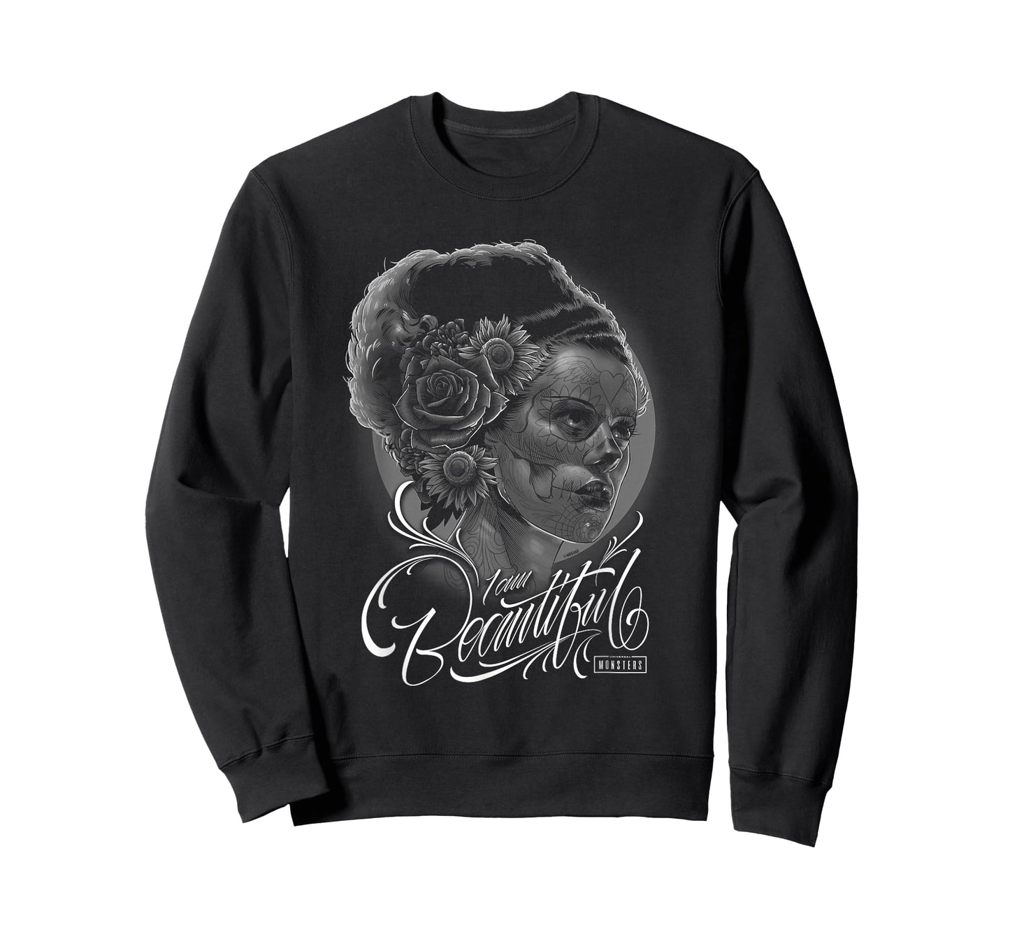 Universal Monsters Bride Of Frankenstein I am Beautiful T-Shirt