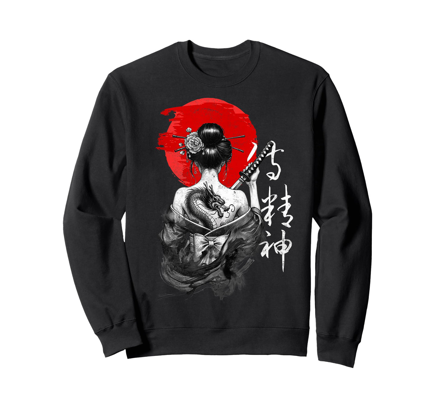 Samurai Warrior Japanese Bushido Katana Geisha Men Women T-Shirt