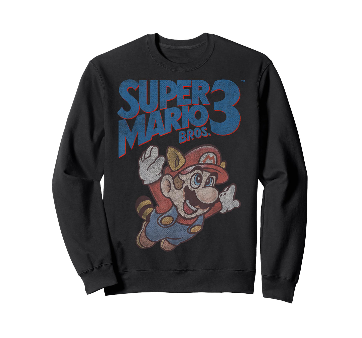 Super Mario 3 Flying Mario Vintage Distressed Poster T-Shirt
