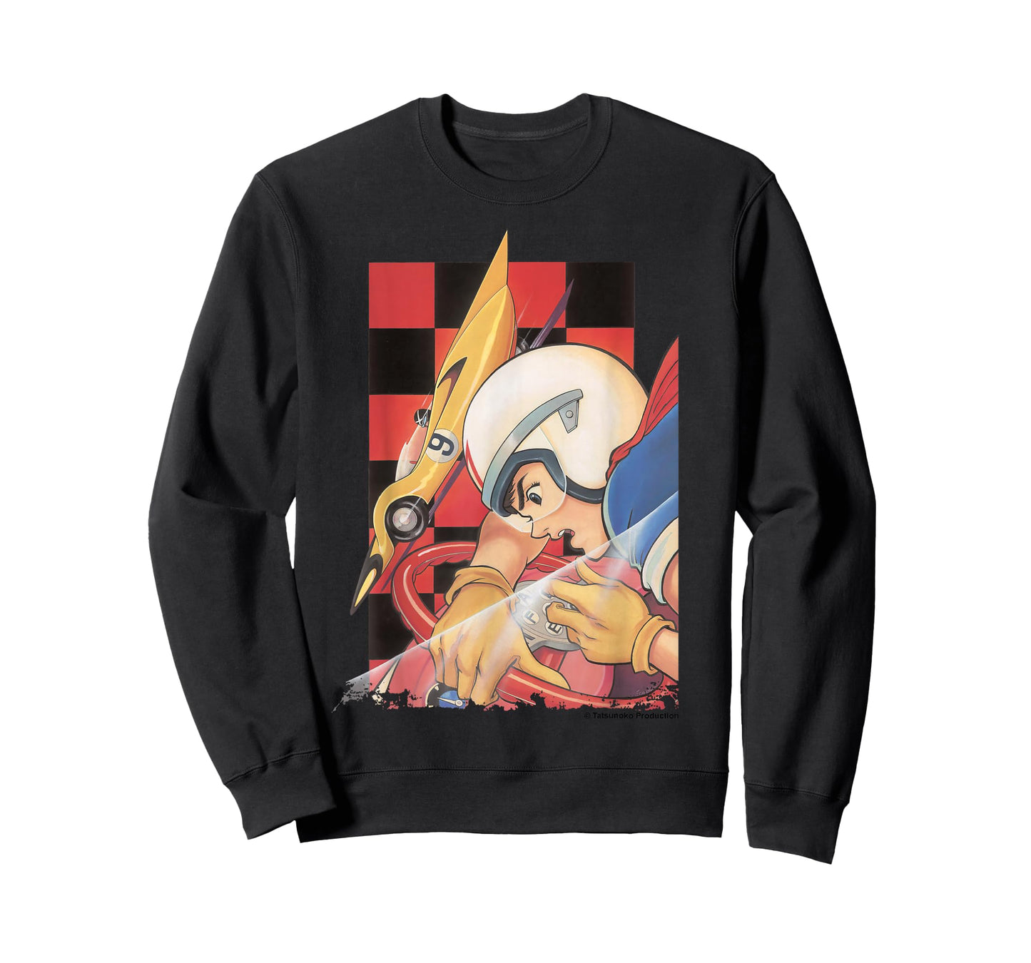 Manga Speed Racer Red Checkered T-Shirt