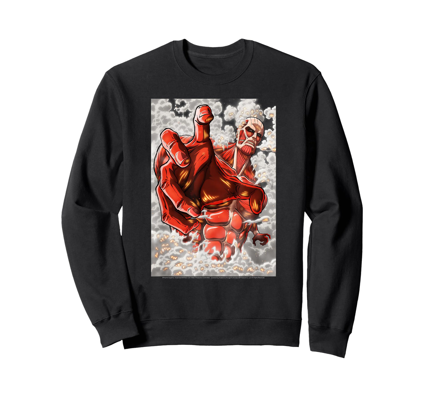 Attack on Titan Season 2 Reaching Colossal Titan Anime T-Shirt