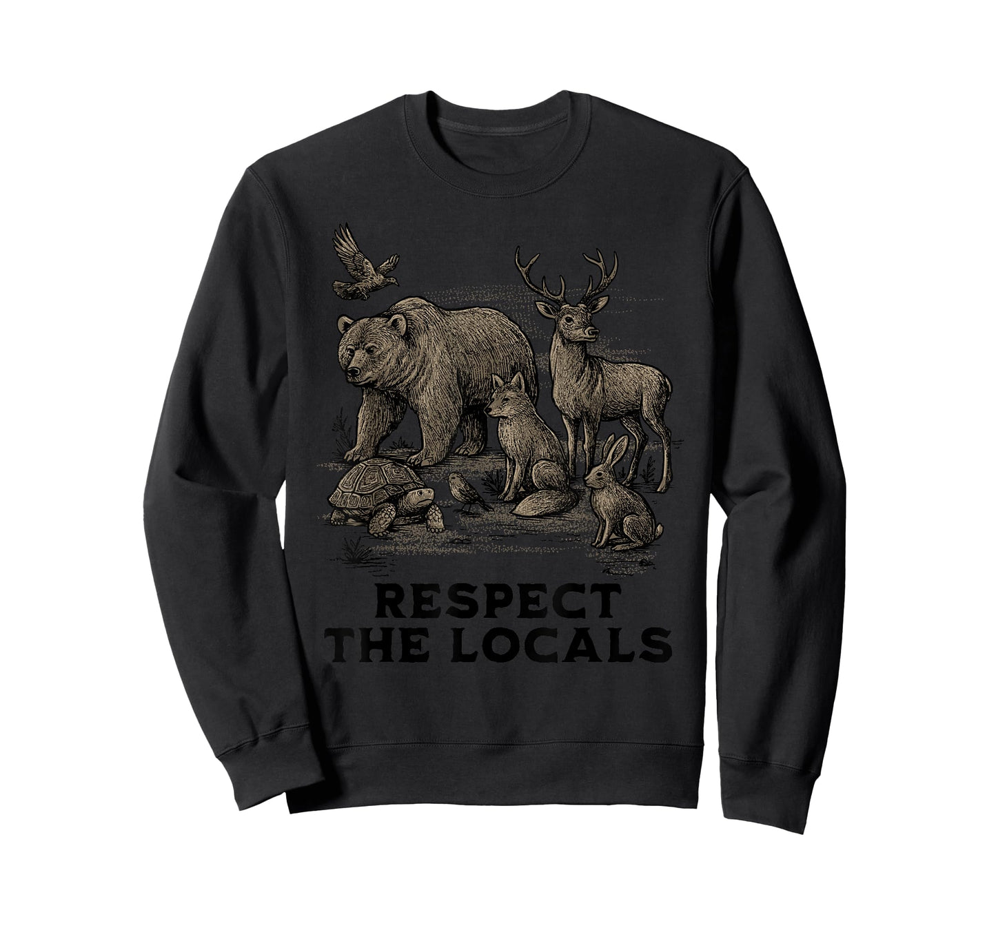 Respect Local Animals Nature Wildlife Conservation Animal T-Shirt