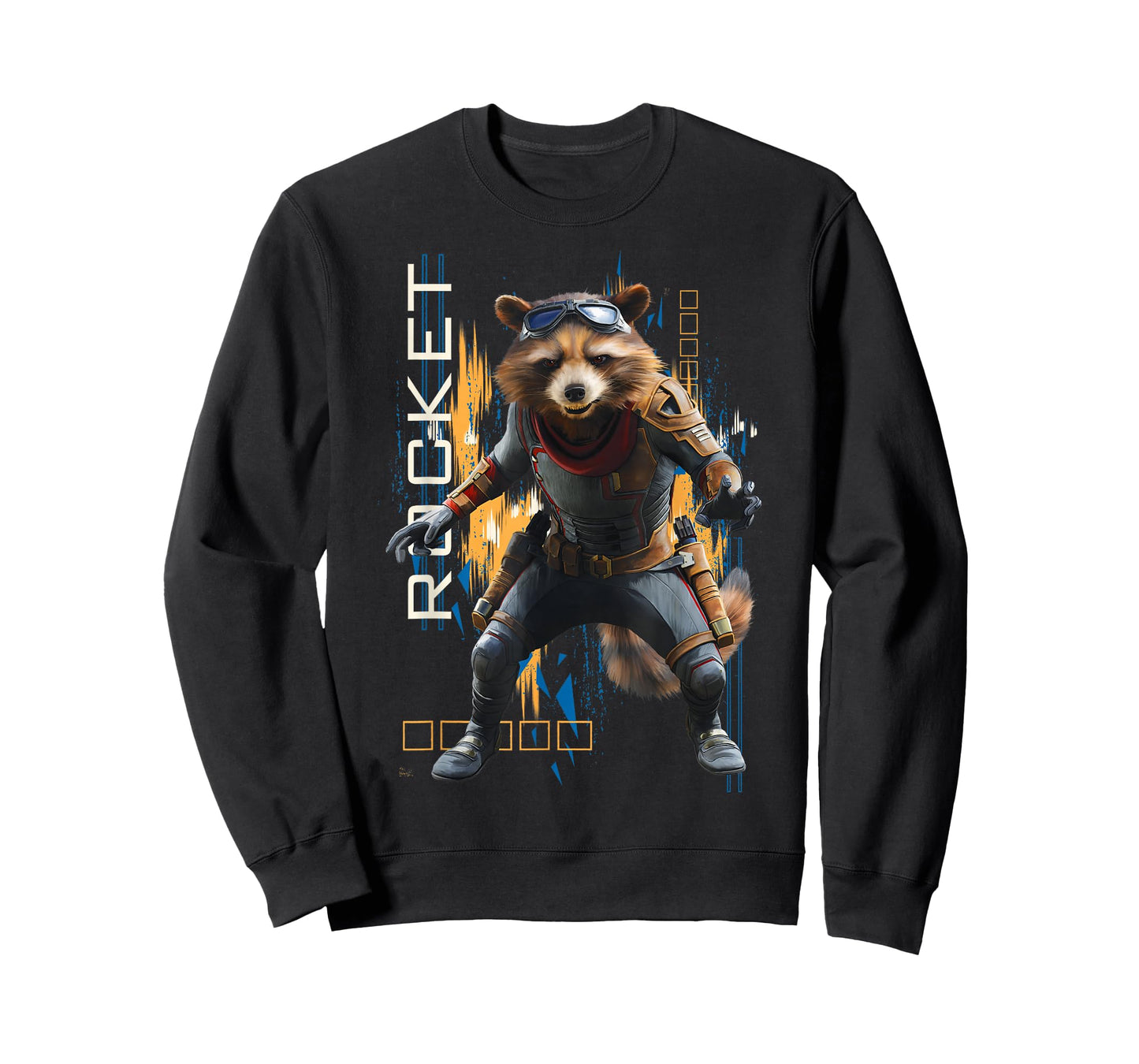 Marvel Avengers Endgame Rocket Action Pose Graphic Tee T-Shirt