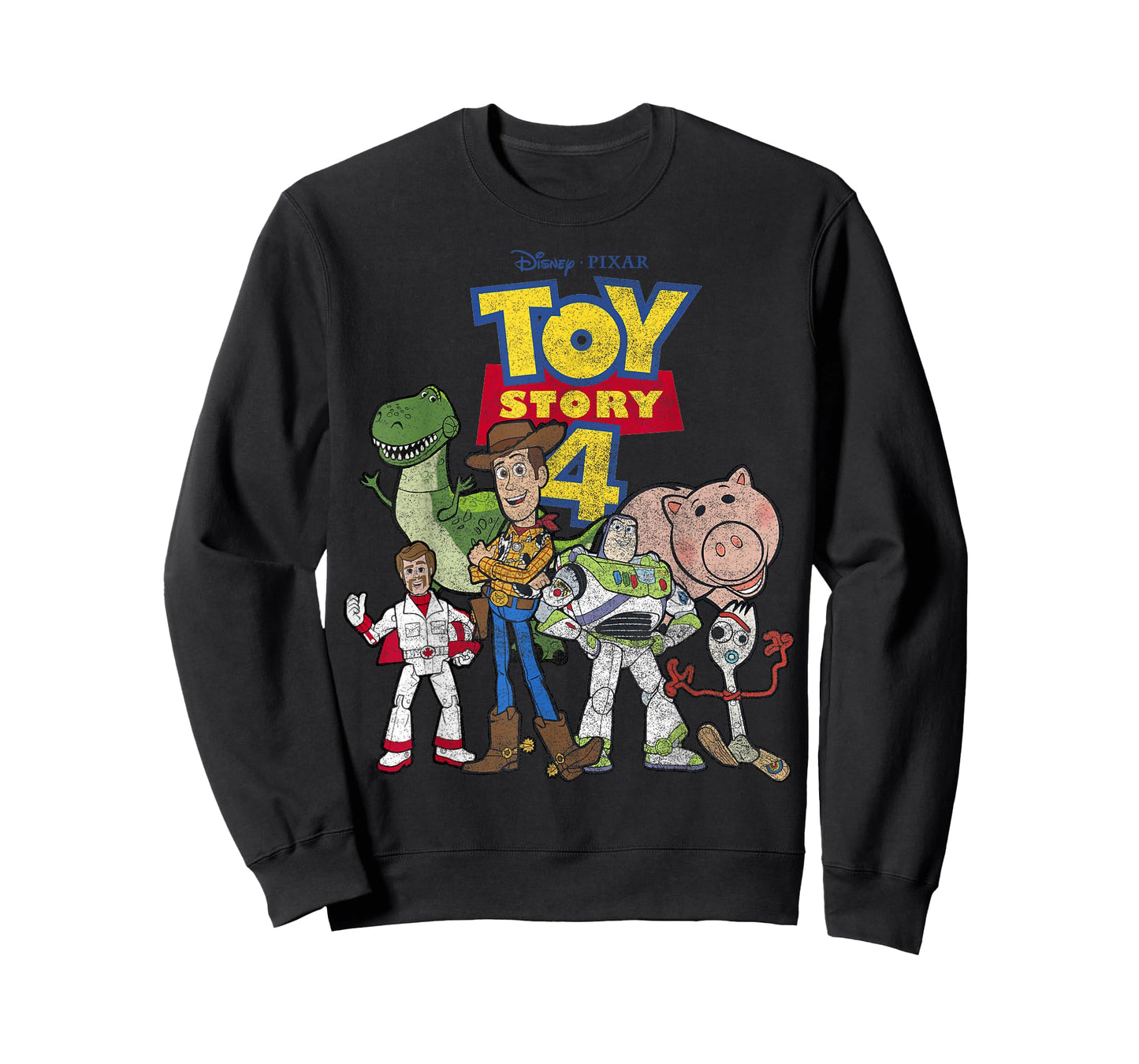 Disney Pixar Toy Story 4 New Group Shot Movie Logo Poster T-Shirt