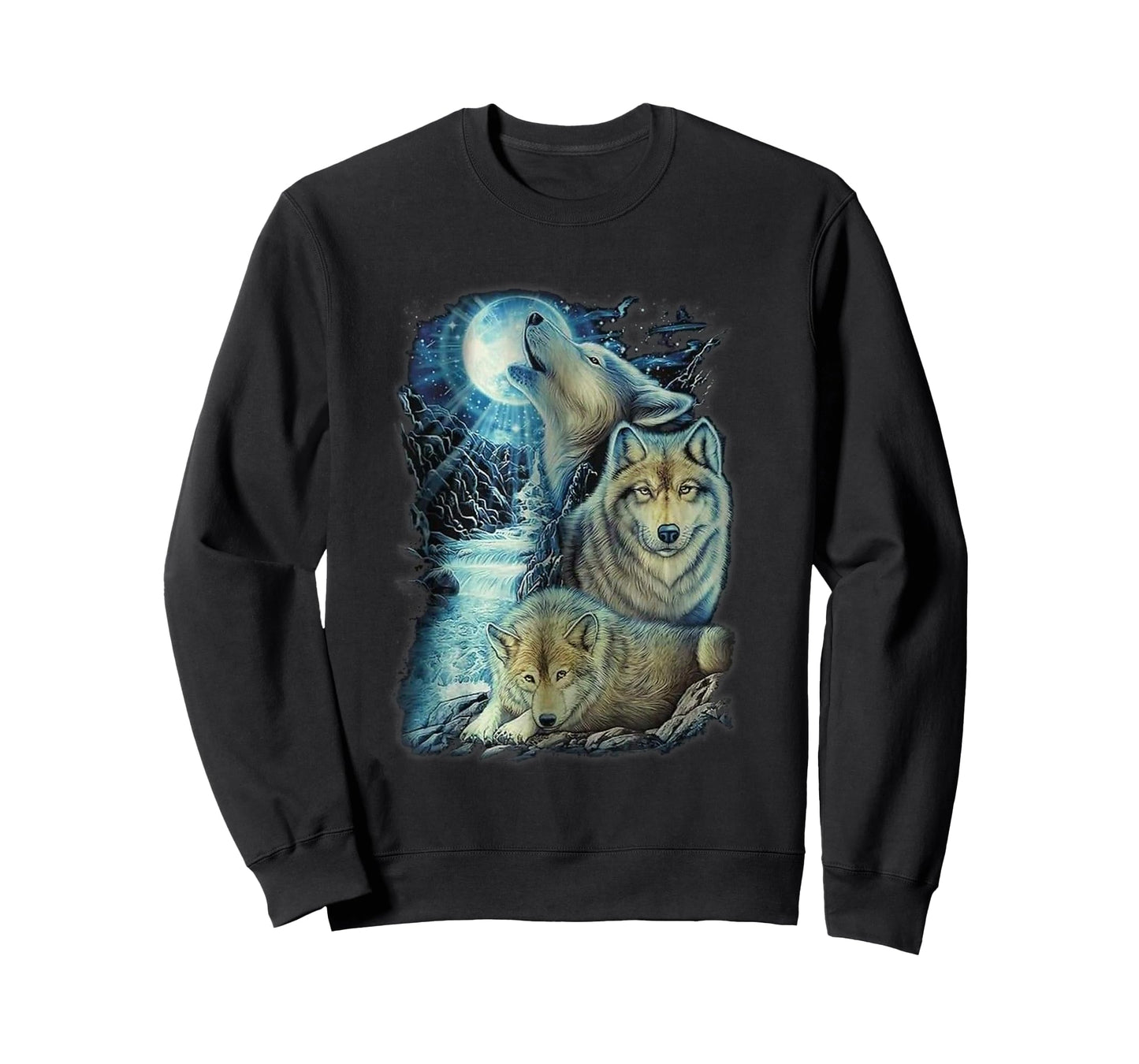 Vintage wolf mens Shirt wolf women Lovers for boys and girls T-Shirt