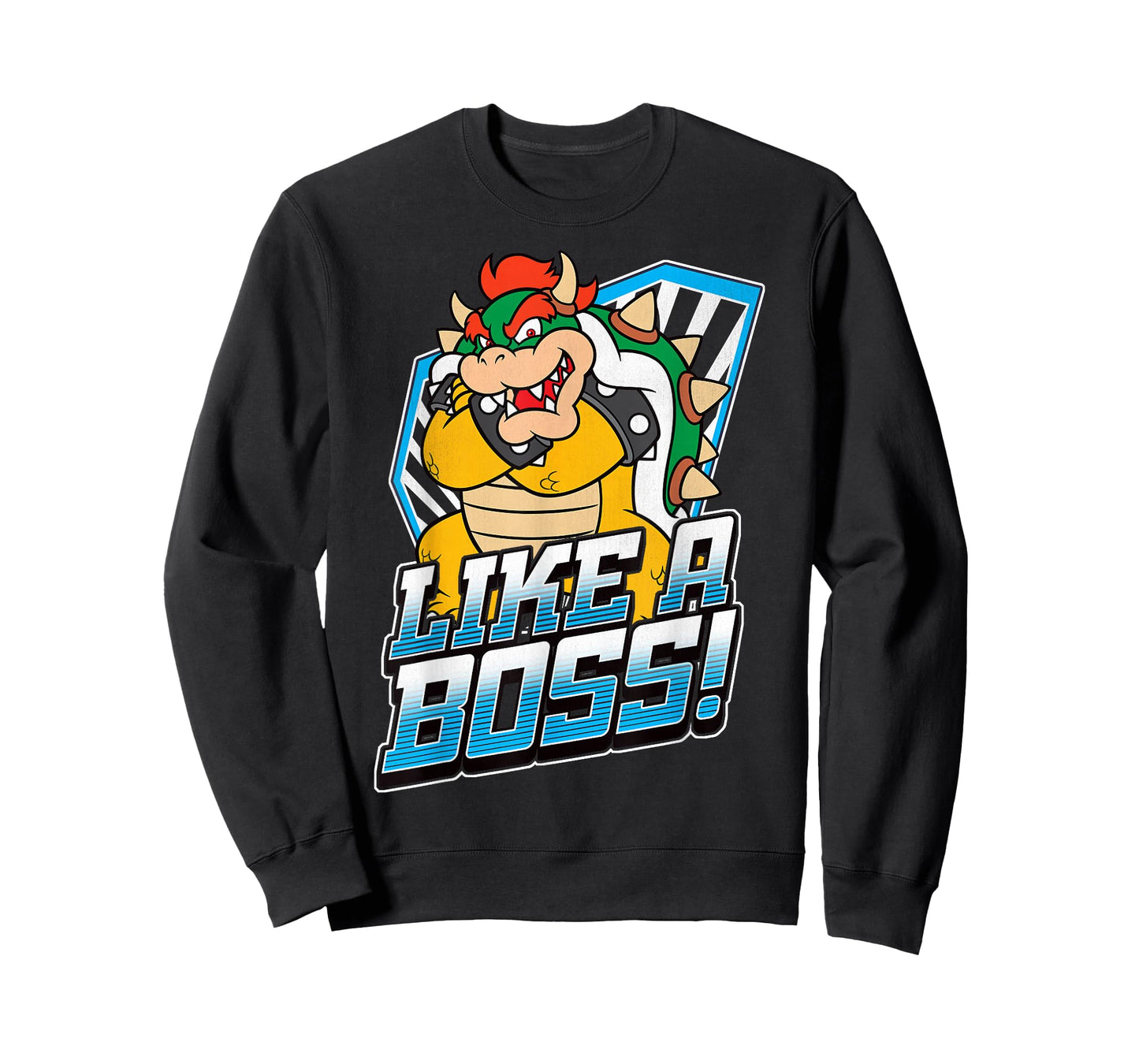 Nintendo Super Mario Bowser Like A Boss Bold Graphic T-Shirt T-Shirt
