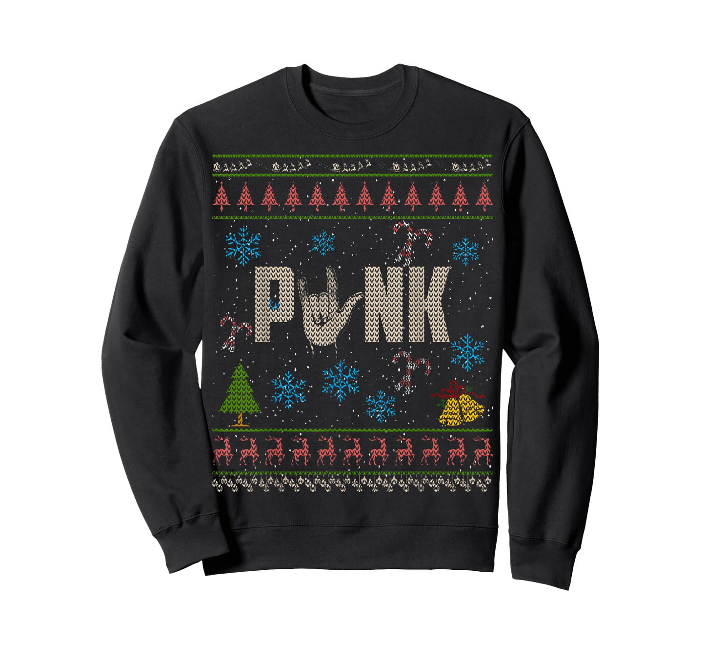 Punk Rock Christmas Ugly Shirt Punk Shirt
