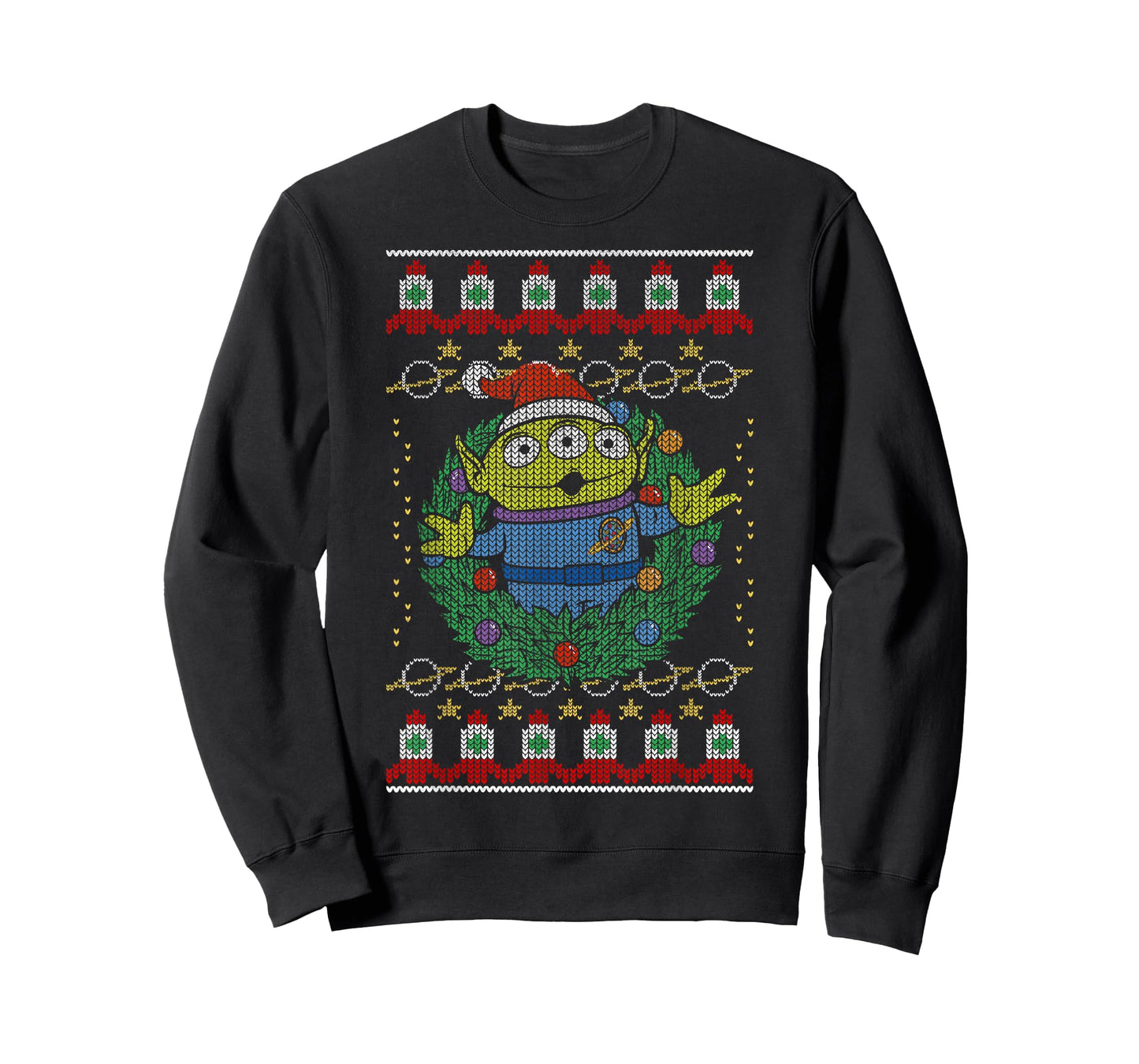Disney Pixar Toy Story Alien Greetings Ugly Christmas Style T-Shirt