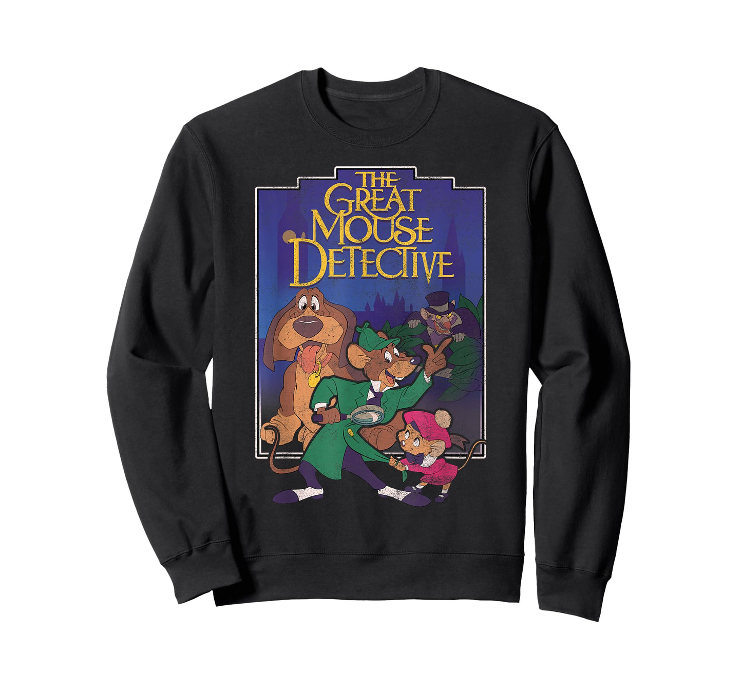 Disney The Great Mouse Detective Group Shot Classic Portrait T-Shirt