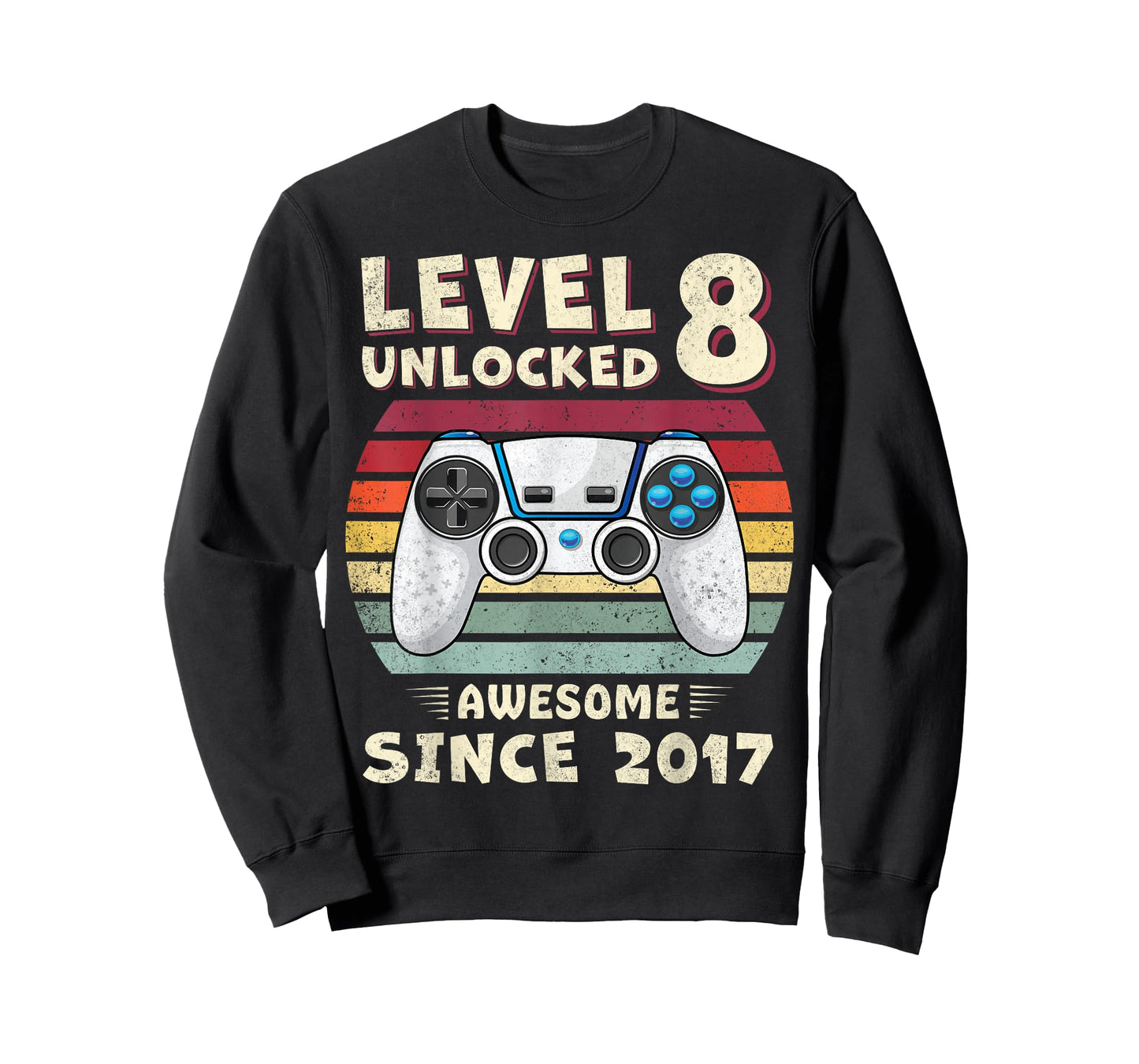 8 Year Old BDay Decorations Son Boy 8yr 2017 8th Birthday T-Shirt