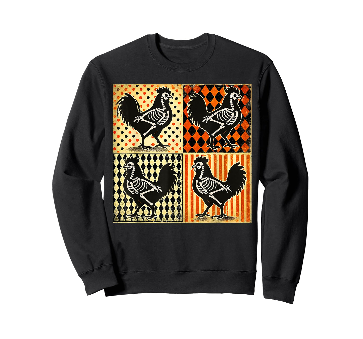 Halloween Chicken Skeleton Chicken Farm Animal Spooky T-Shirt