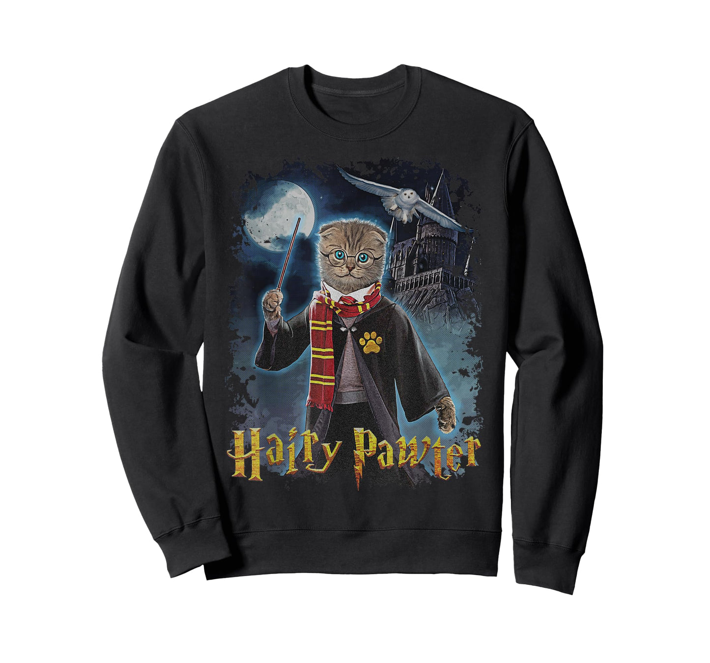 Vincent Hie Movie Parody Hairy Harry Pawter Potter Cat Lover T-Shirt