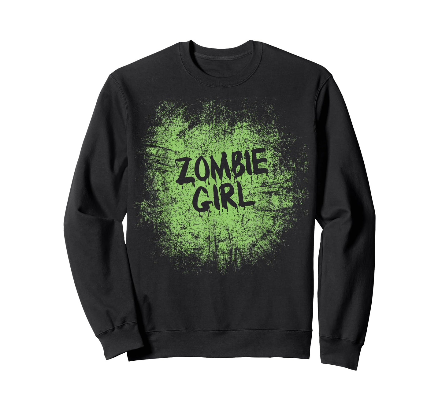 Zombie girl cool lazy halloween costume zombies family girls T-Shirt