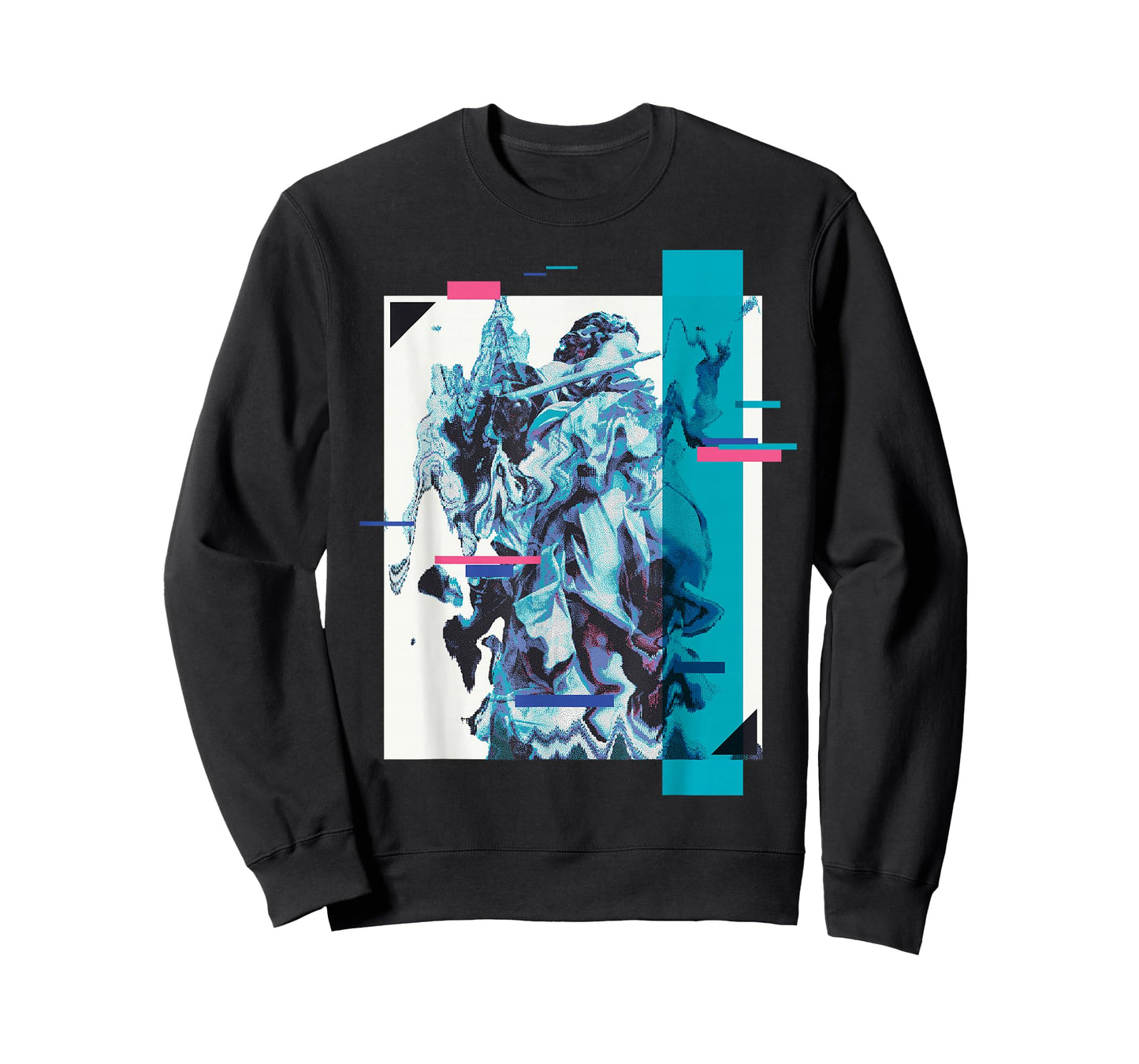 Vaporwave Aesthetic Retro 80s 90s Statue Japanese Glitch Art T-Shirt