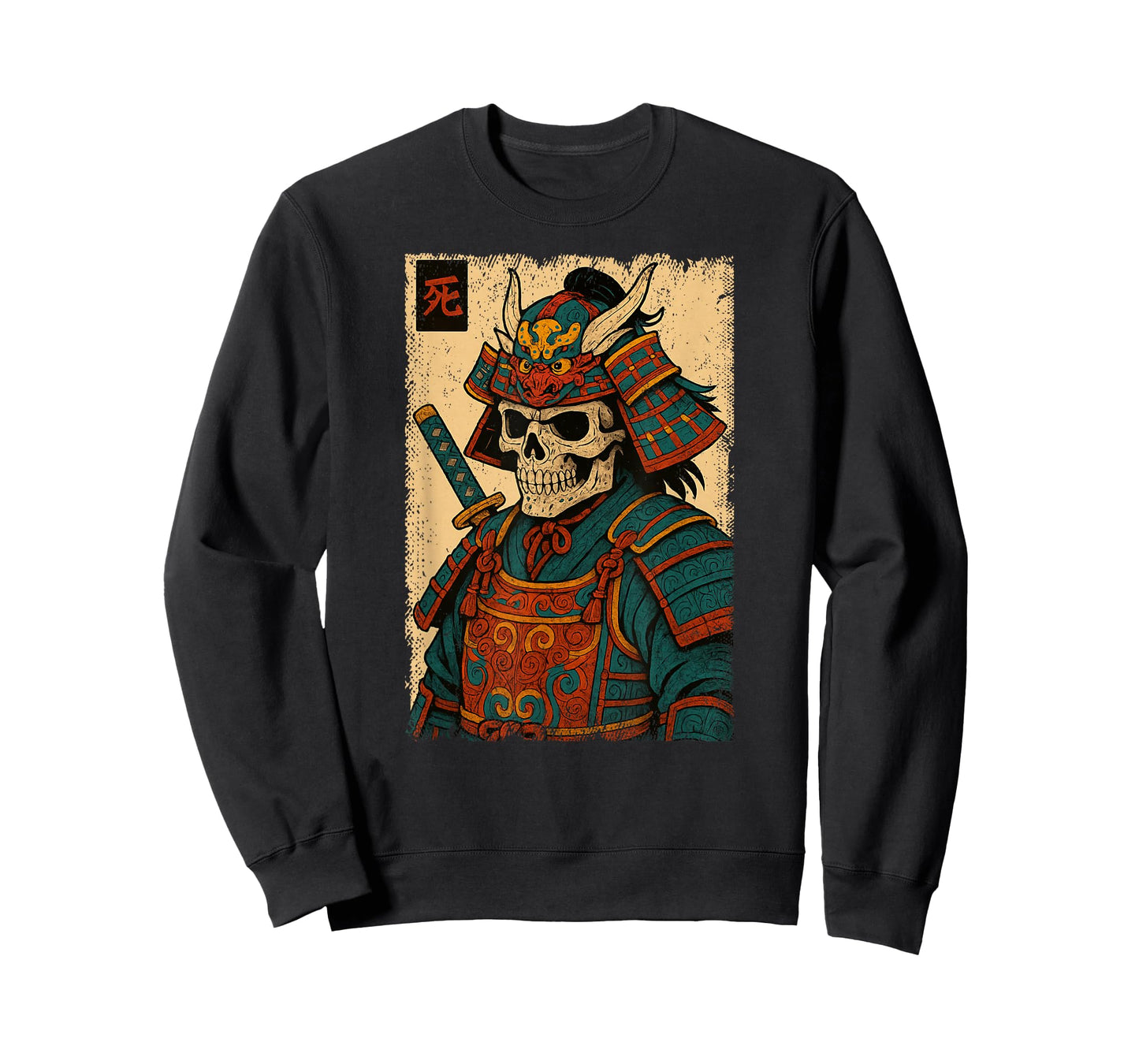 Japanese Samurai Warrior Skulls Japan Ninja Boys Girls T-Shirt