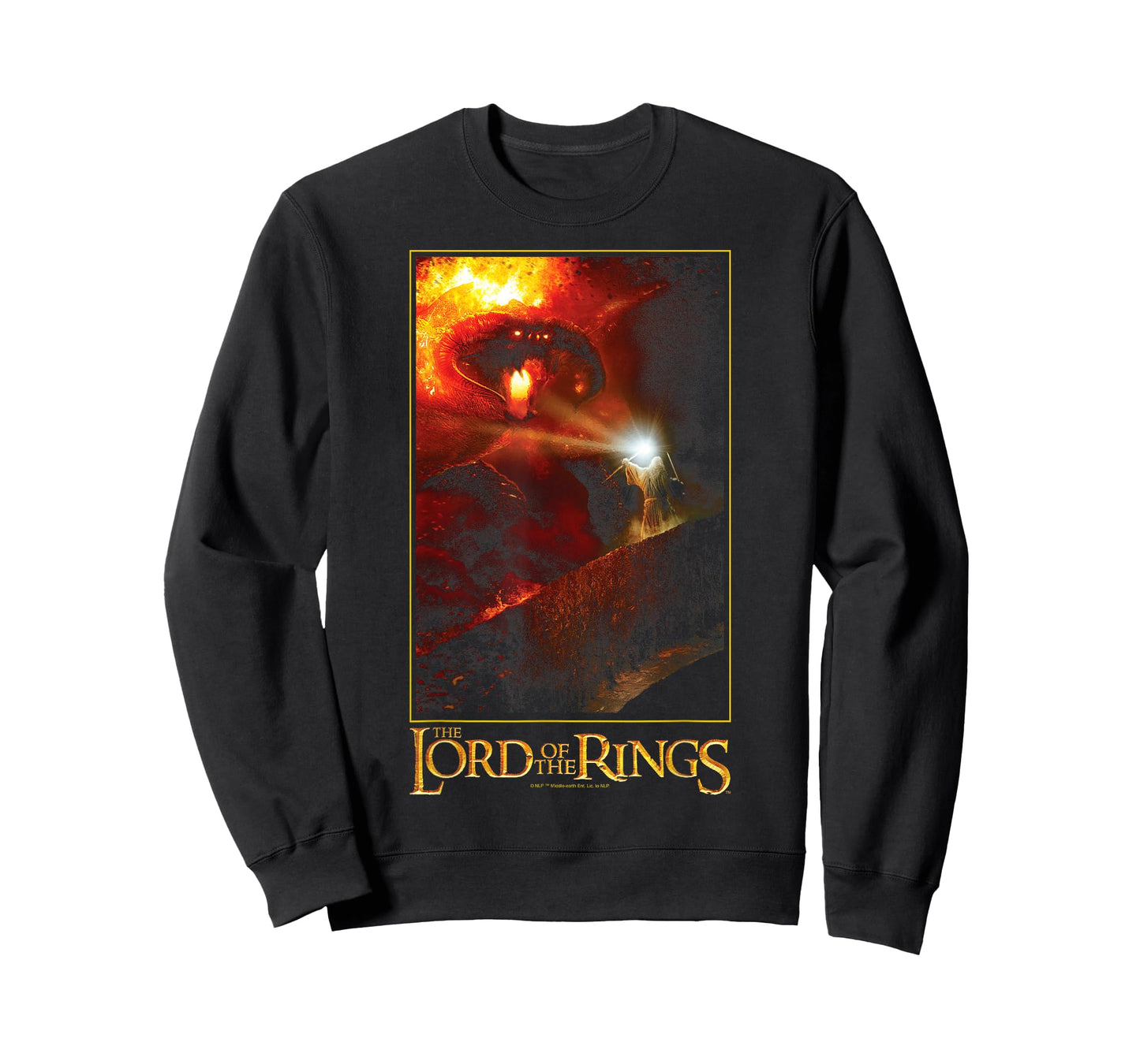 The Lord Of The Rings You Shall Not Pass! Balrog Poster T-Shirt
