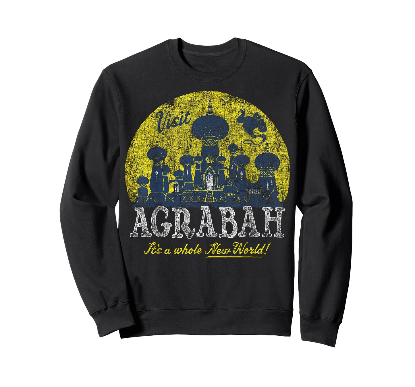 Disney Aladdin Genie Visit Agrabah Palace Vintage T-Shirt T-Shirt