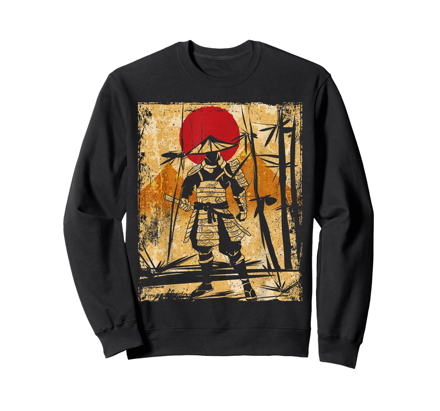 Samurai Japanese Art Vintage Fighter Retro T-Shirt