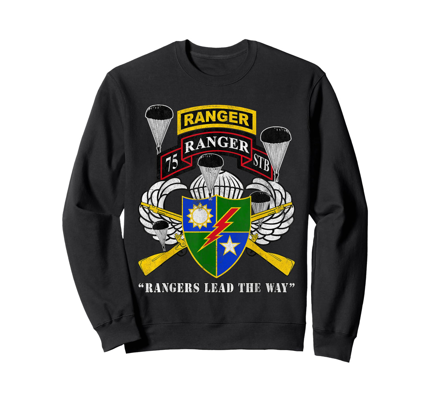 75th Ranger Regiment Parachutist Badge Rangers Lead The Way T-Shirt
