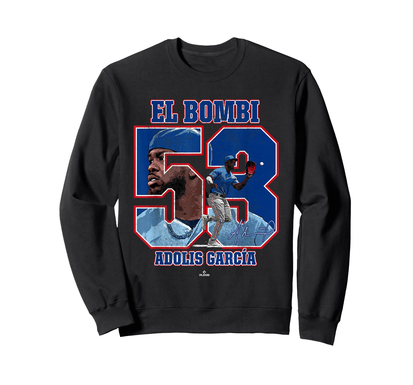 El Bombi Adolis Garcia Texas MLBPA T-Shirt