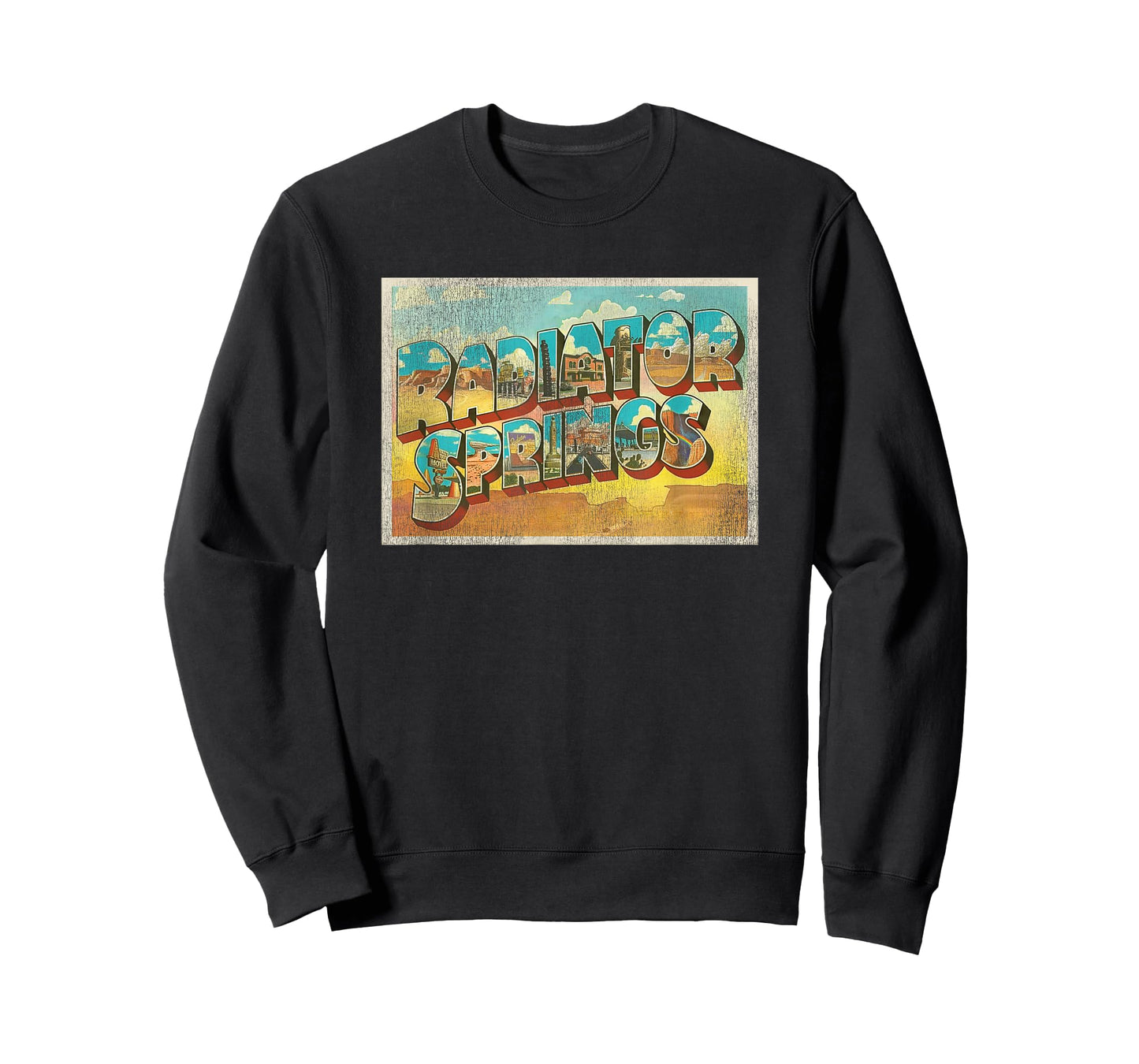 Disney Pixar Cars Radiator Springs Postcard T-Shirt