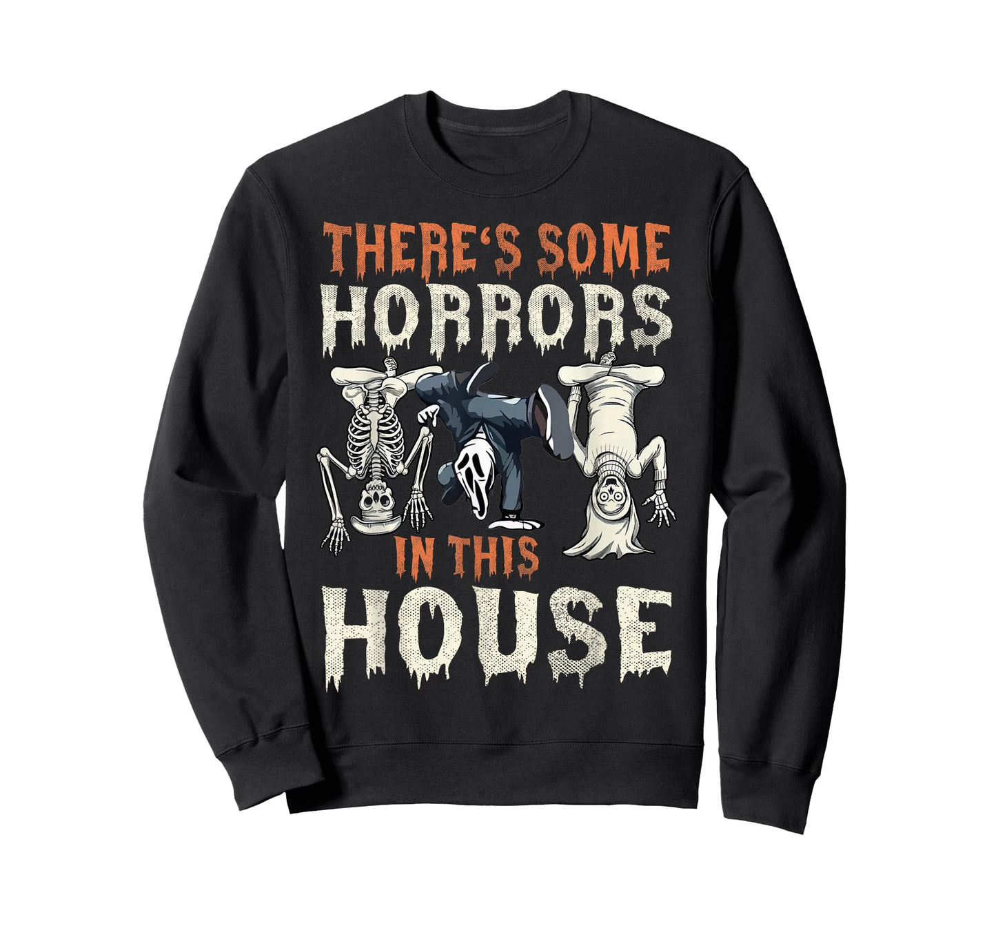 There's Some Horrors in This House Ghost Halloween Costume T-Shirt