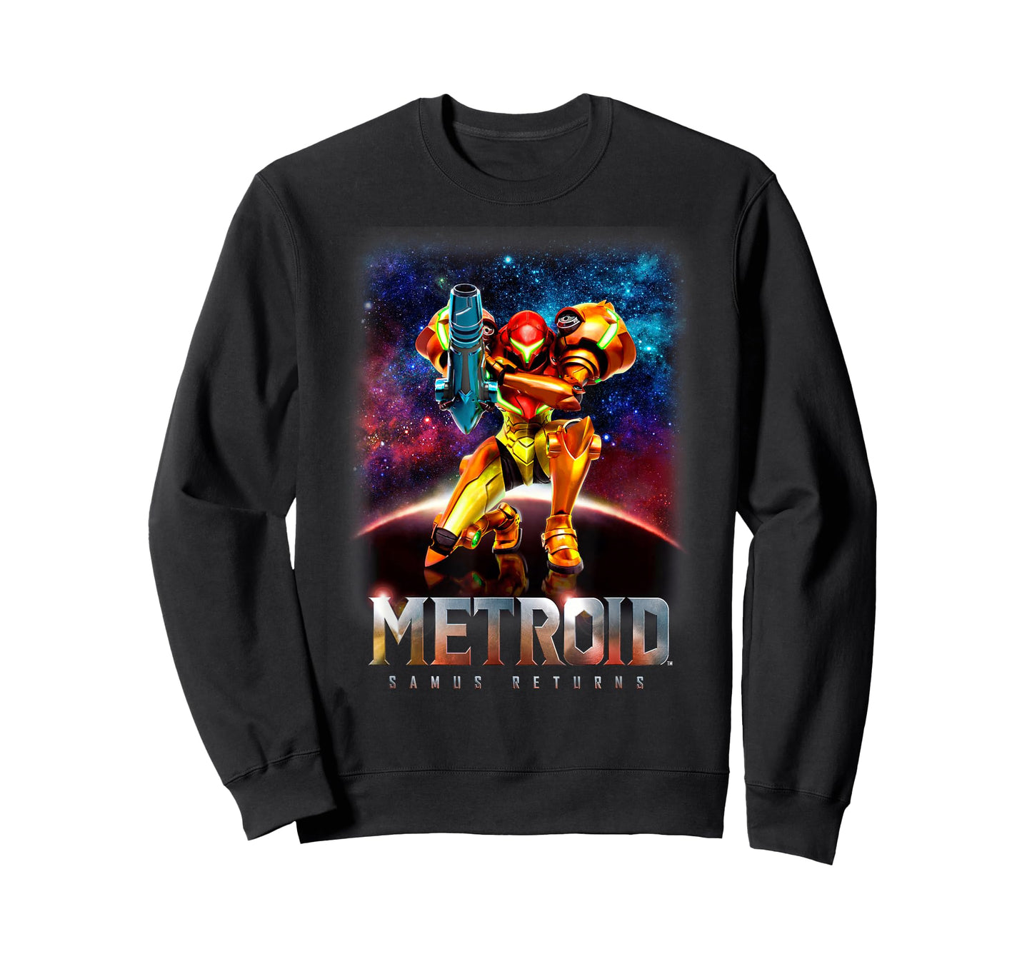 Nintendo Metroid Samus Returns Portrait Graphic T-Shirt T-Shirt