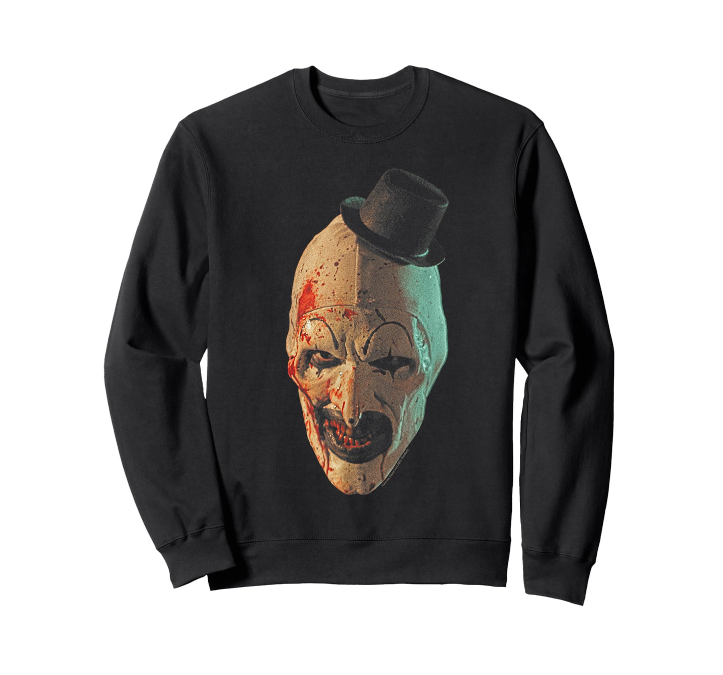 Terrifier Art The Clown Oversized Portrait Horror Movie T-Shirt