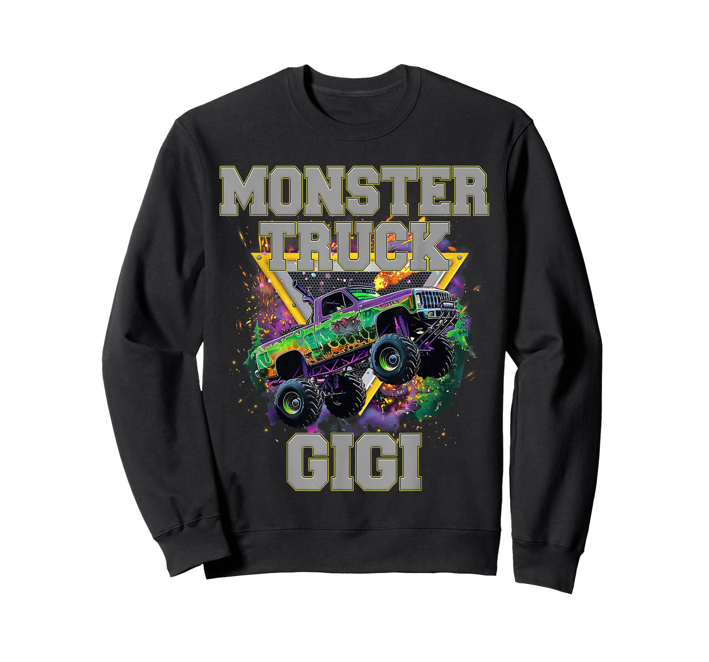 Monster Truck Gigi Monster Truck Are My Jam Truck Lovers T-Shirt