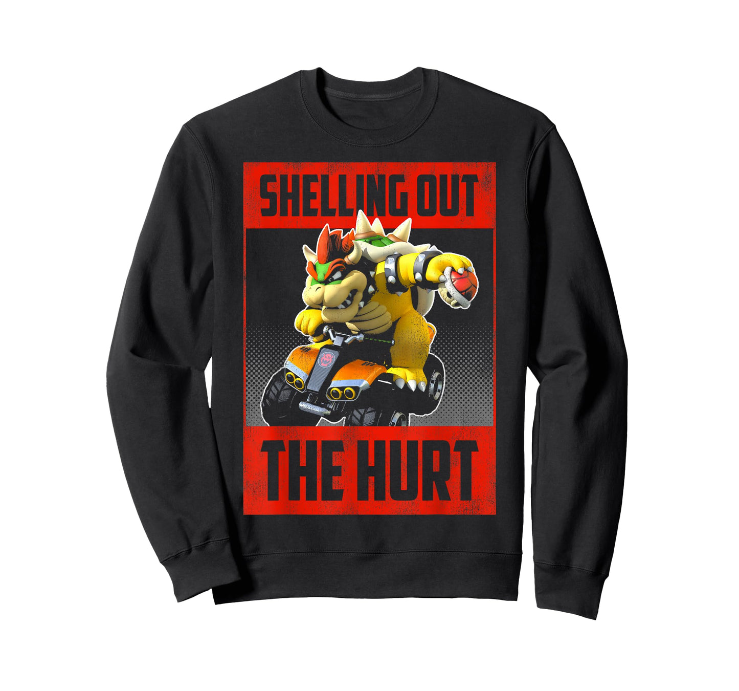 Mario Kart Bowser Shelling Out The Hurt Graphic T-Shirt T-Shirt