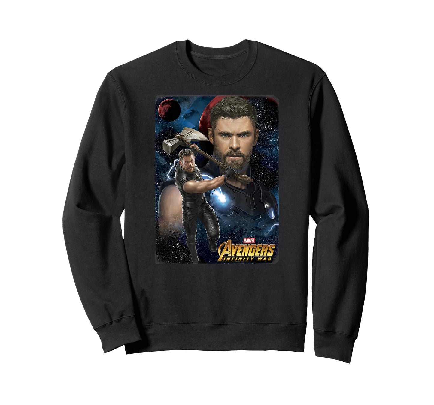 Marvel Infinity War Thor Galaxy Protector Graphic T-Shirt T-Shirt