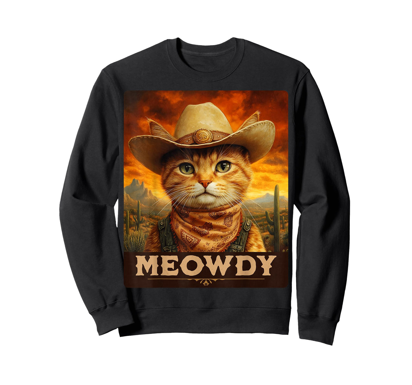 Meowdy, Cowboy: A Furry Friend in the Wild West, cat T-Shirt