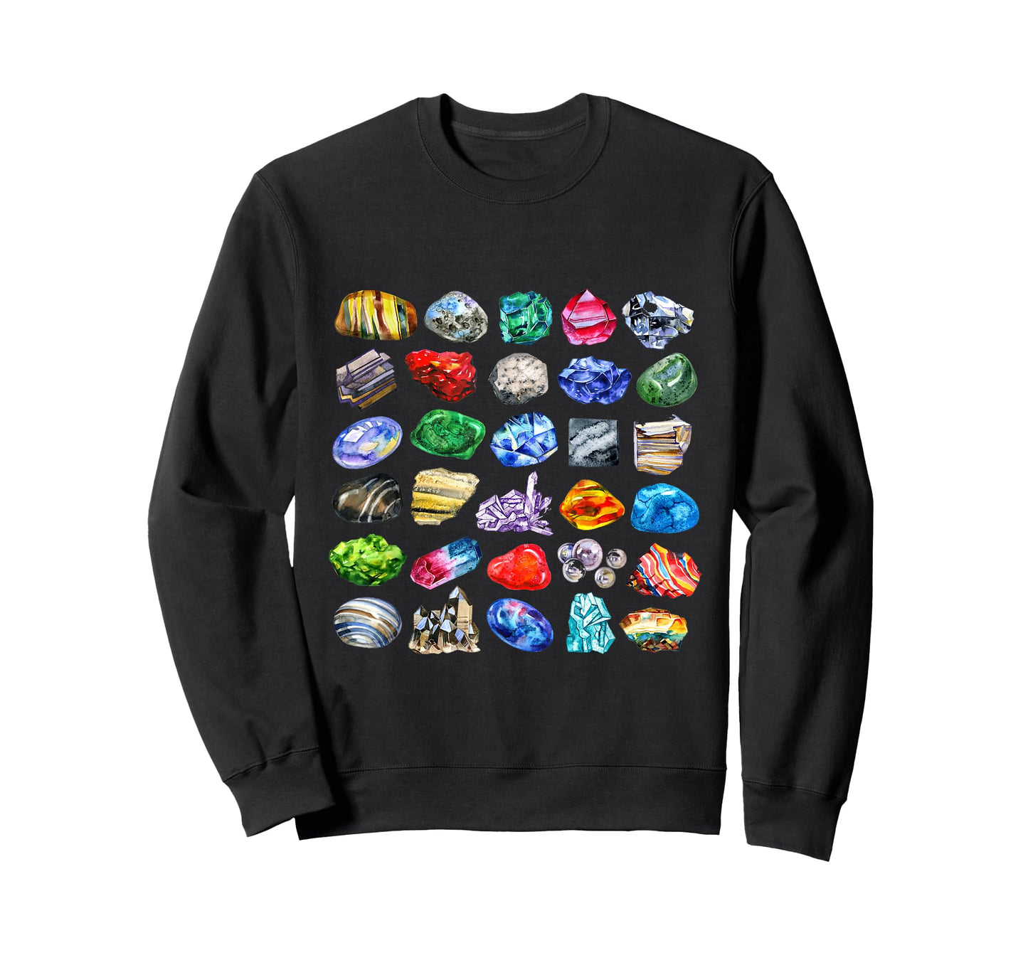 Minerals Gems and Crystals Rock Collecting T-Shirt