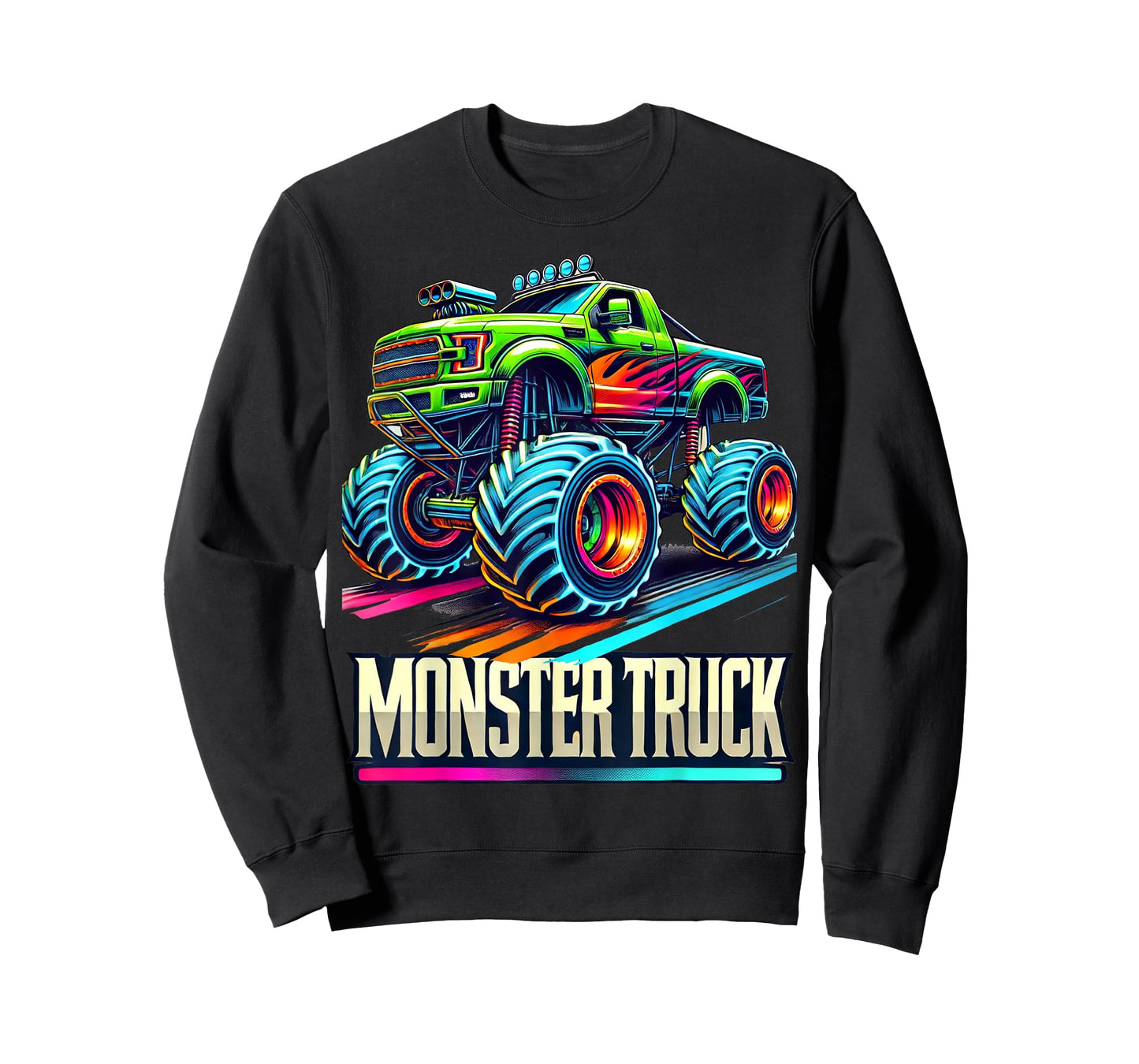Monster Truck Birthday Party Retro Vintage Monster Trucks T-Shirt