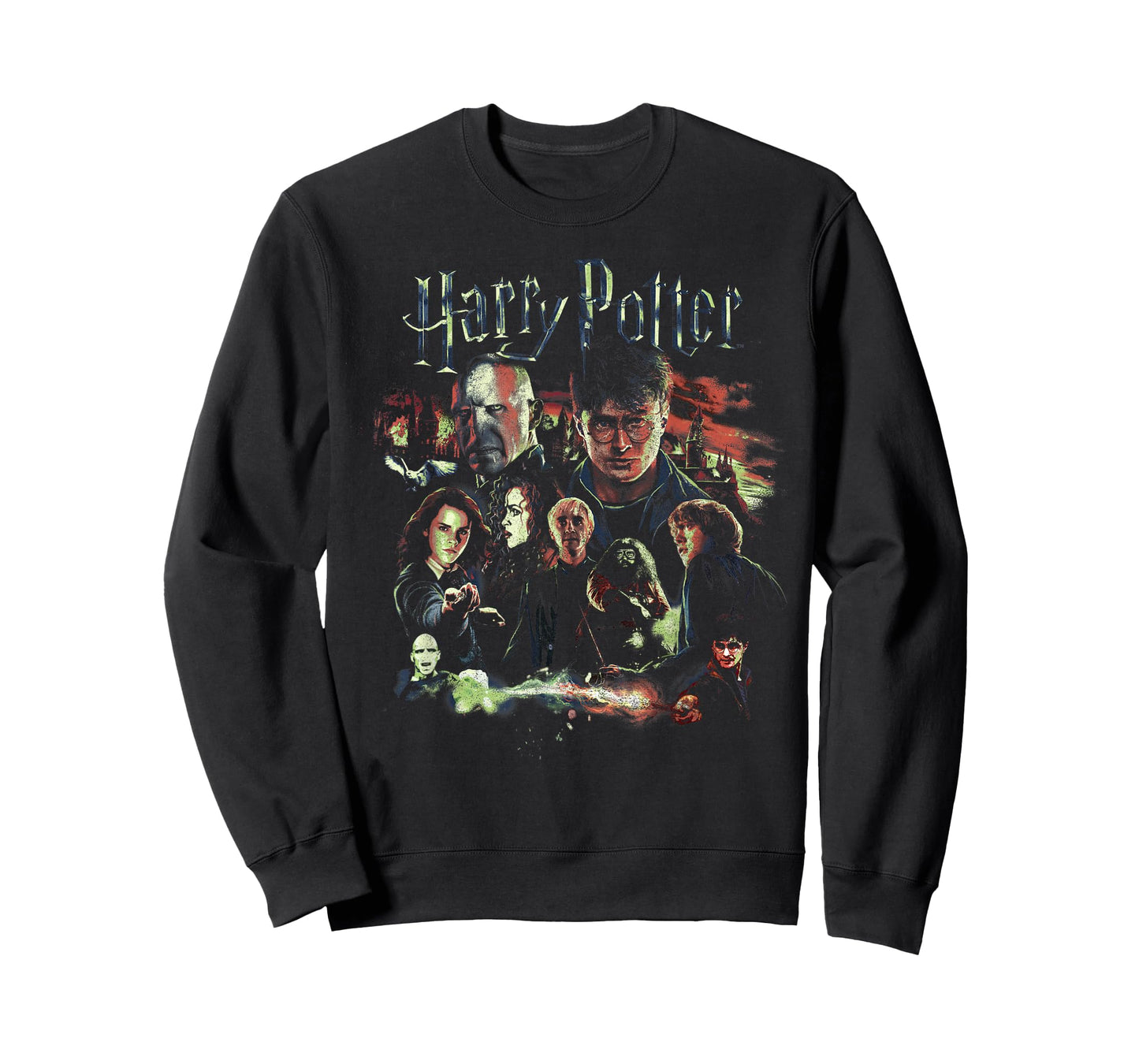 Harry Potter Deathly Hallows Group Shot Portrait T-Shirt