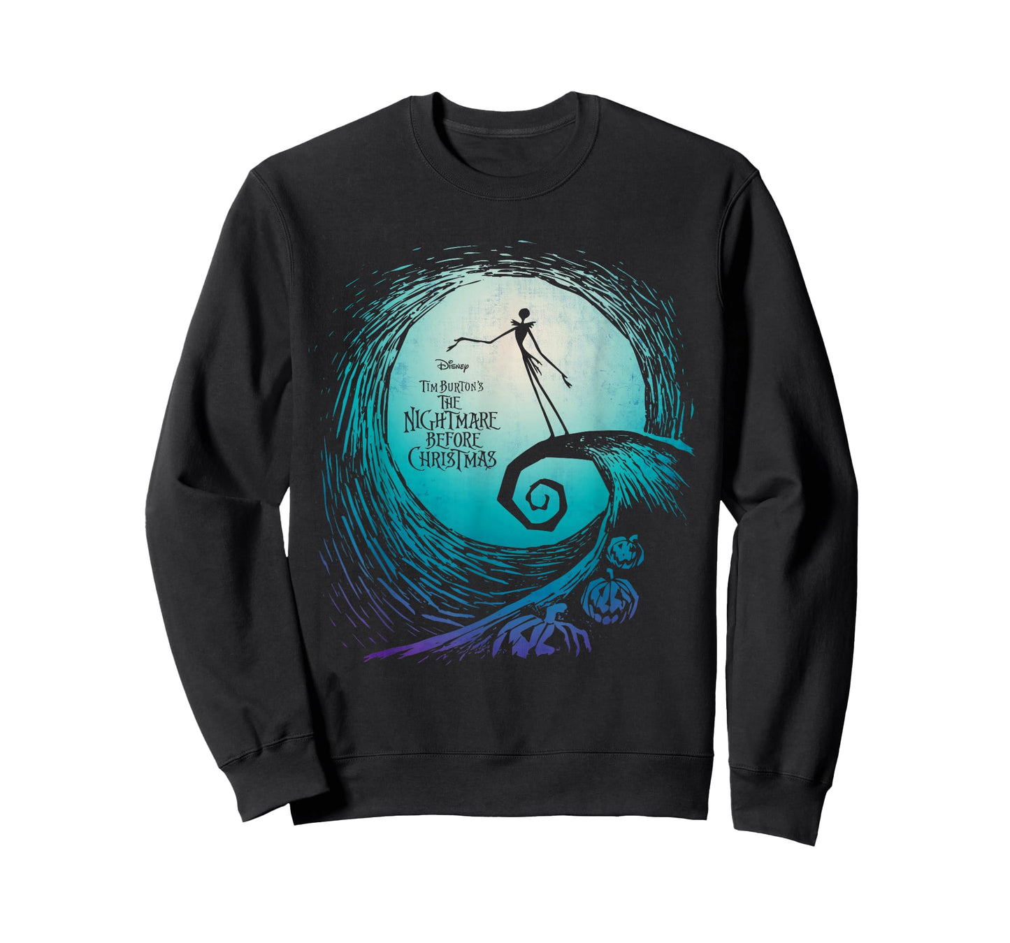 Disney Nightmare Before Christmas Jack Movie Logo T-Shirt Small