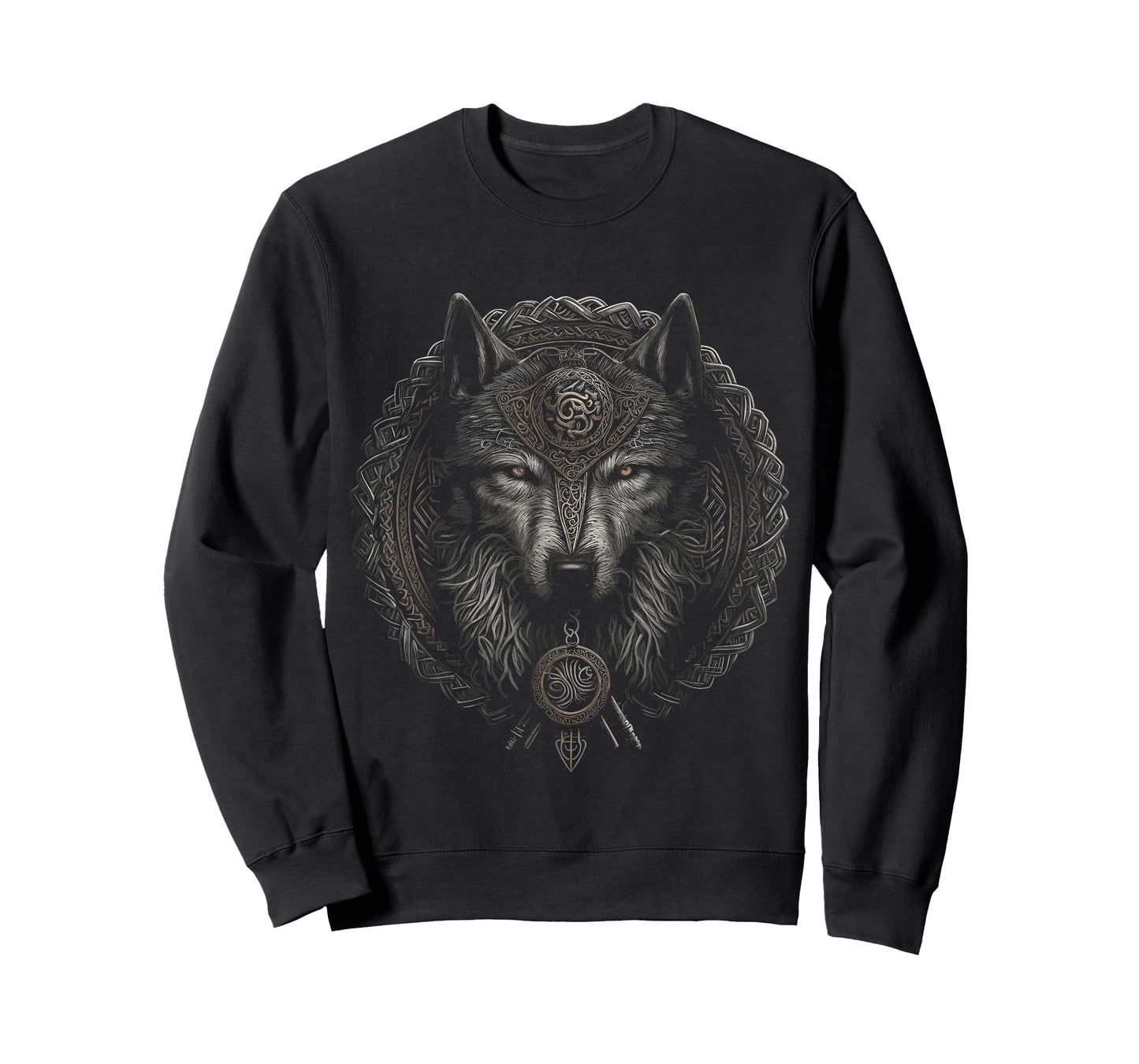 Viking Celtic Fenrir Wolf Women, Men T-Shirt
