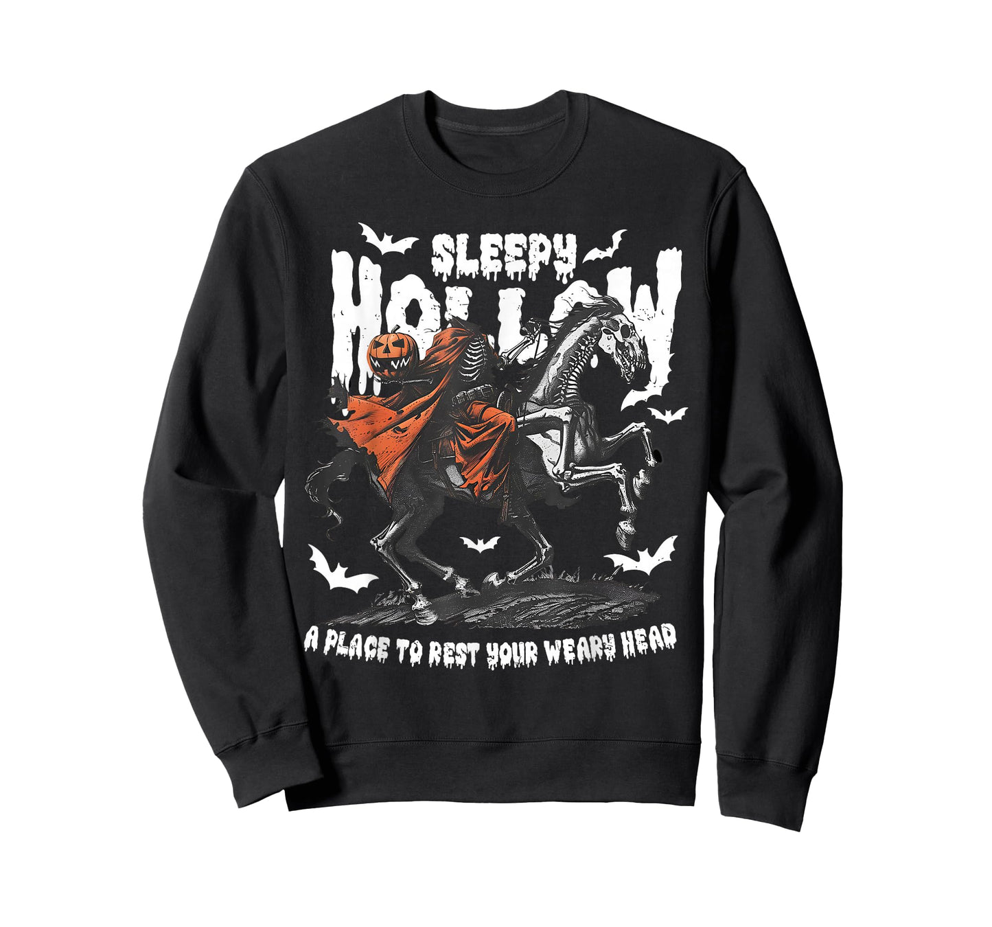 Halloween Sleepy Hollow Headless Horseman Jack O Lantern T-Shirt
