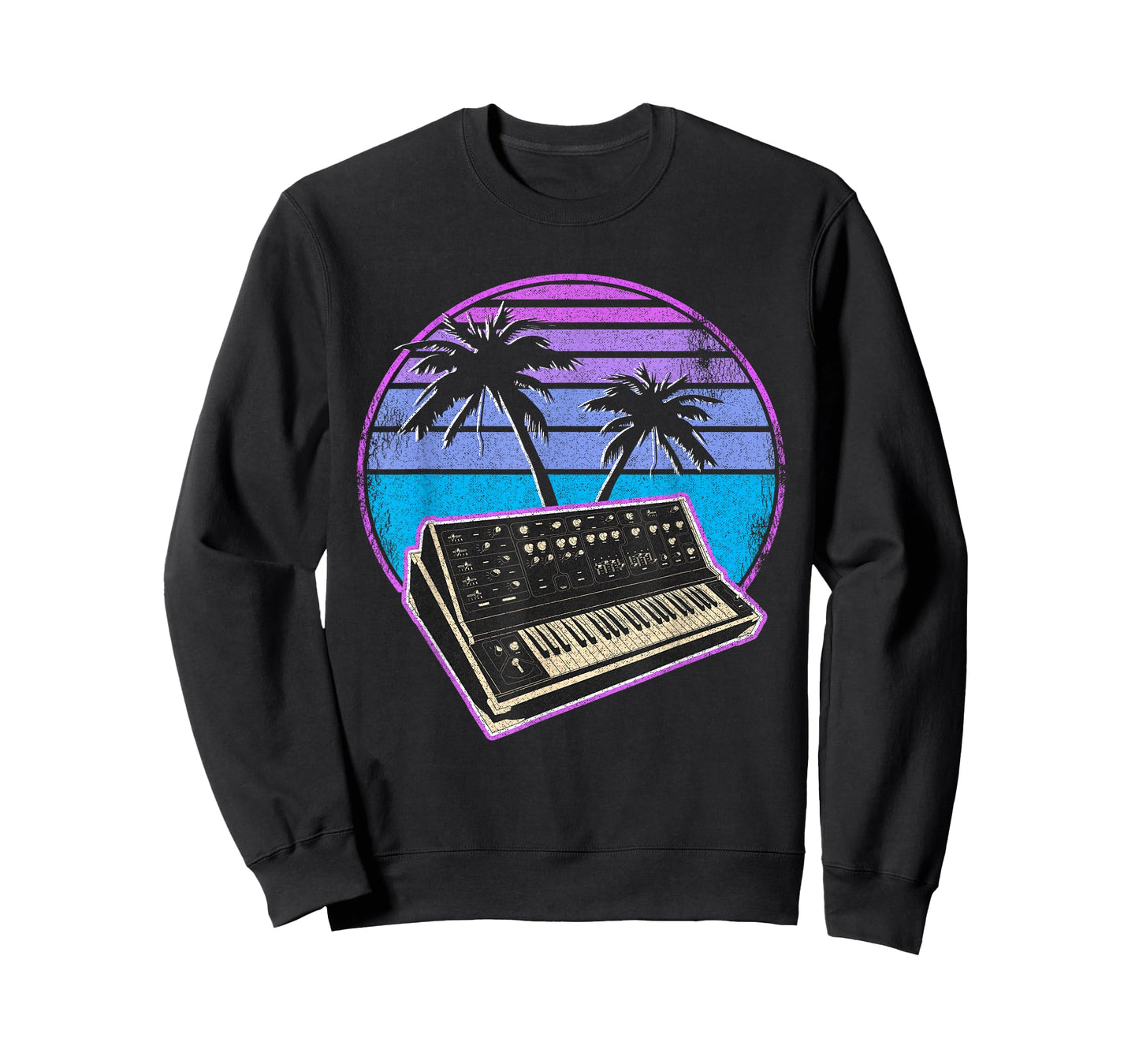 Synthwave Vintage Retrowave Pastel Goth Analog Synthesizer T-Shirt