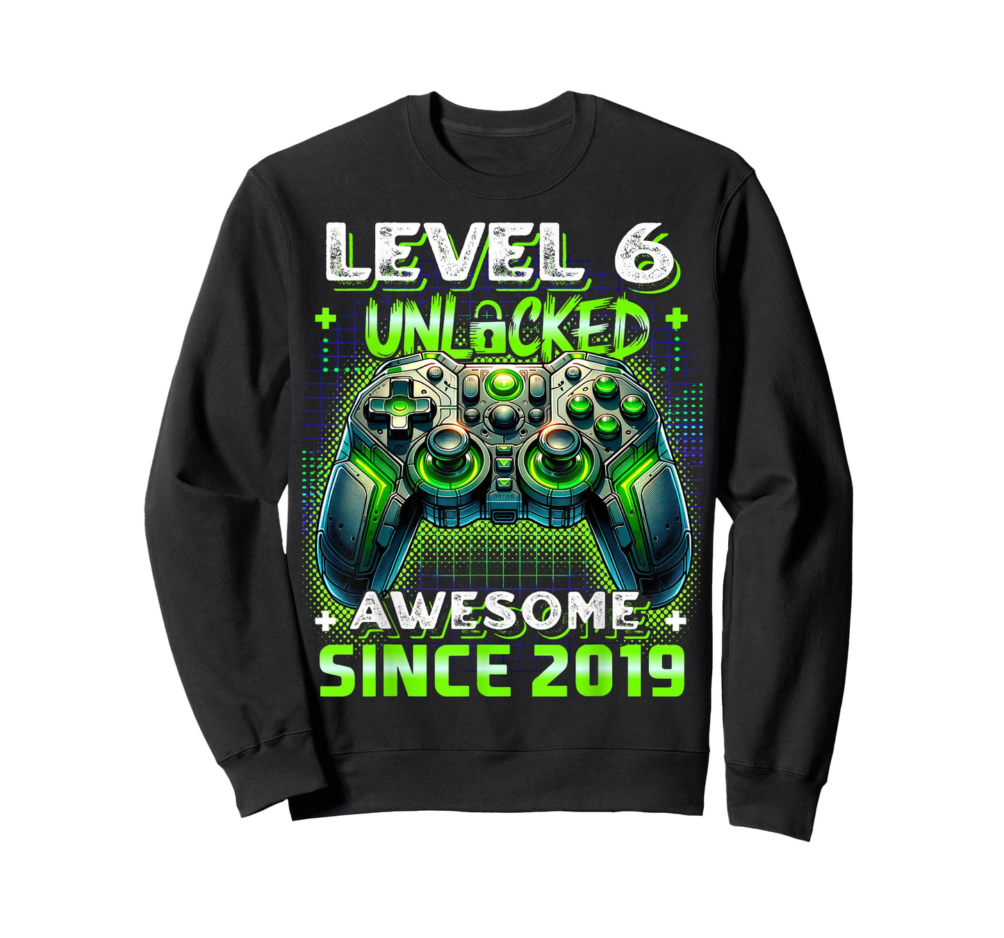 6th Birthday Boy Level 6 Gamer 6 Year Video Game Party T-Shirt
