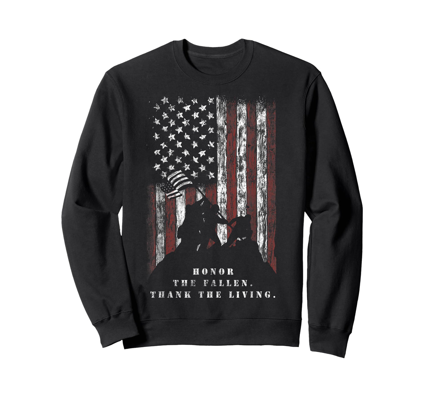 Veteran Shirt Honor the Fallen Thank the Living USA Flag T-Shirt for Women Kids Men