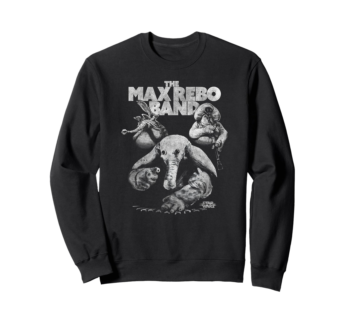 Star Wars The Max Rebo Band High Contrast Poster T-Shirt