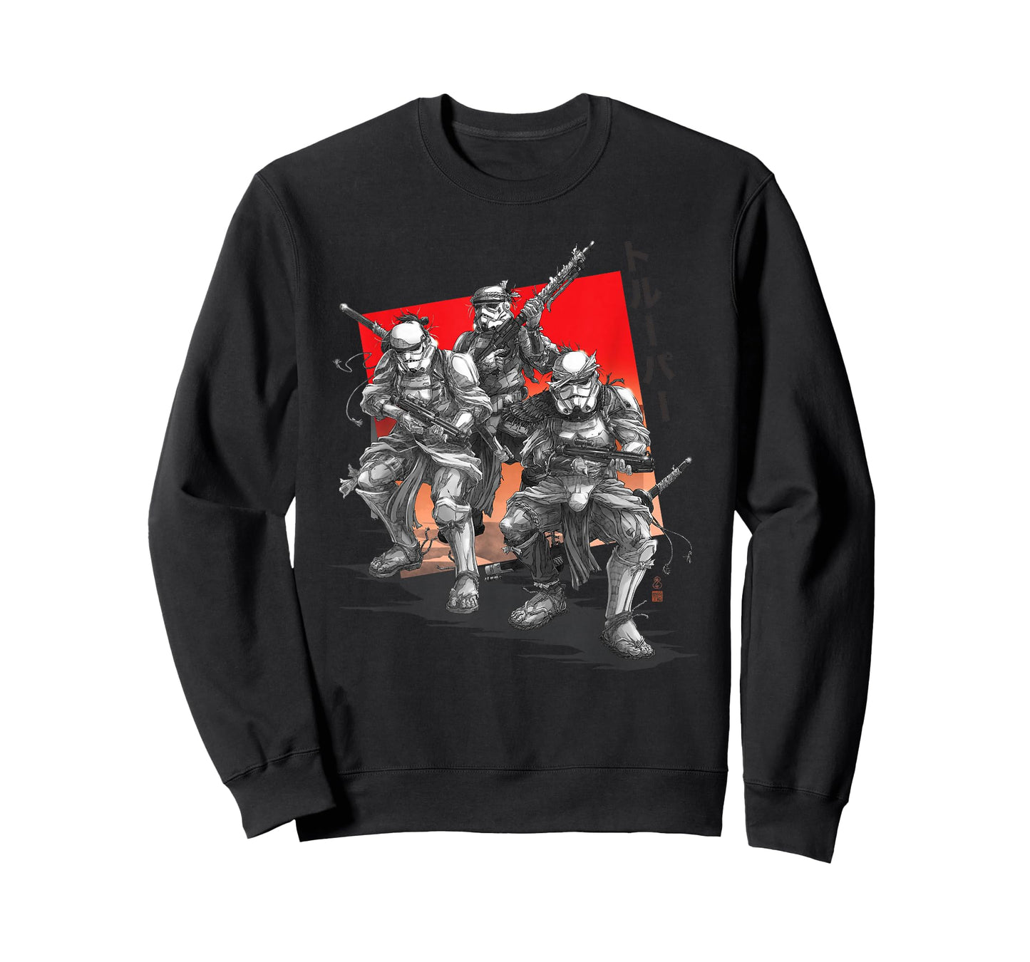 Star Wars: Visions Anime The Duel Samurai Stormtrooper Trio T-Shirt