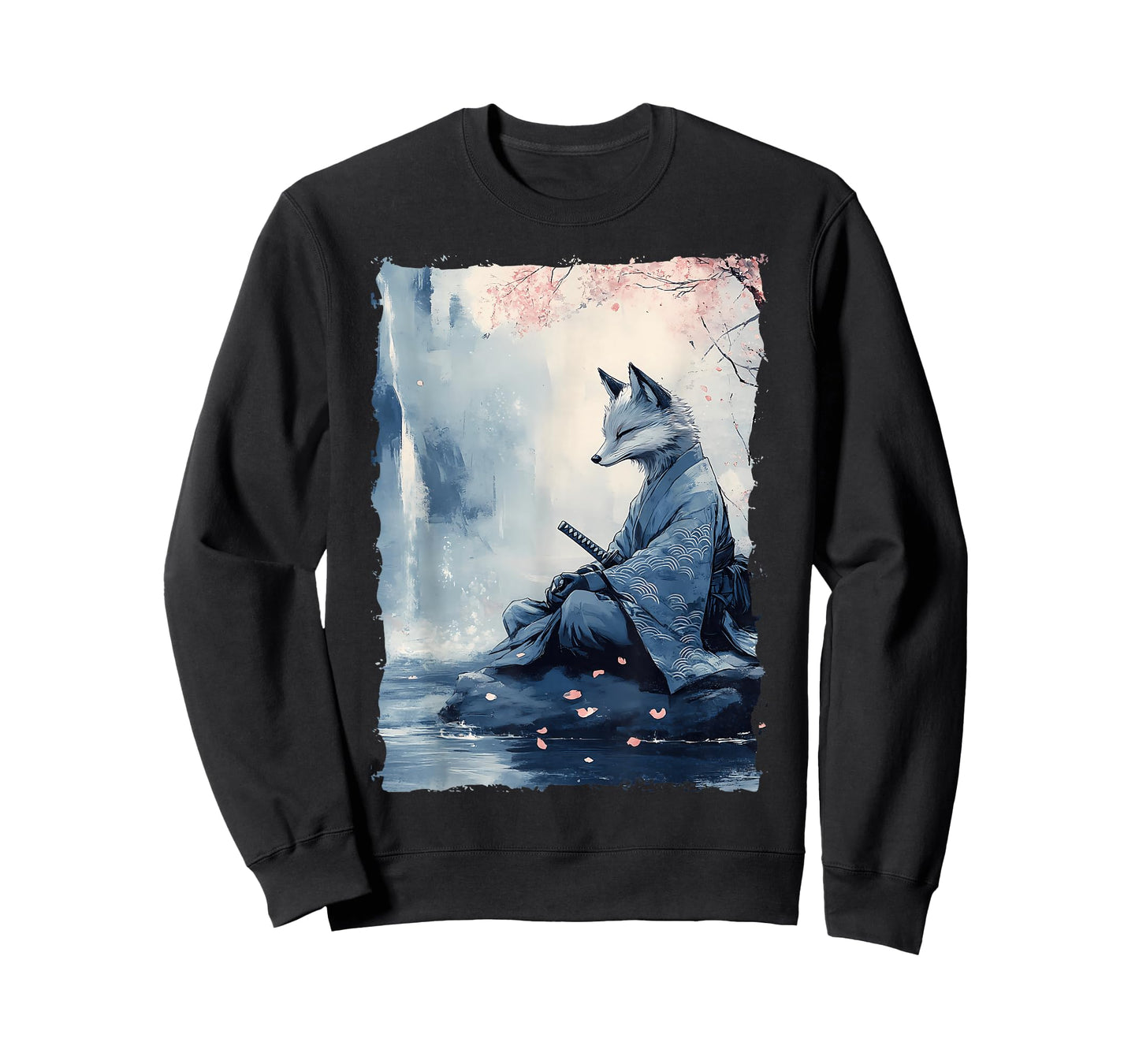 Kitsune Samurai Warrior Japan Myth Fox Spirit T-Shirt