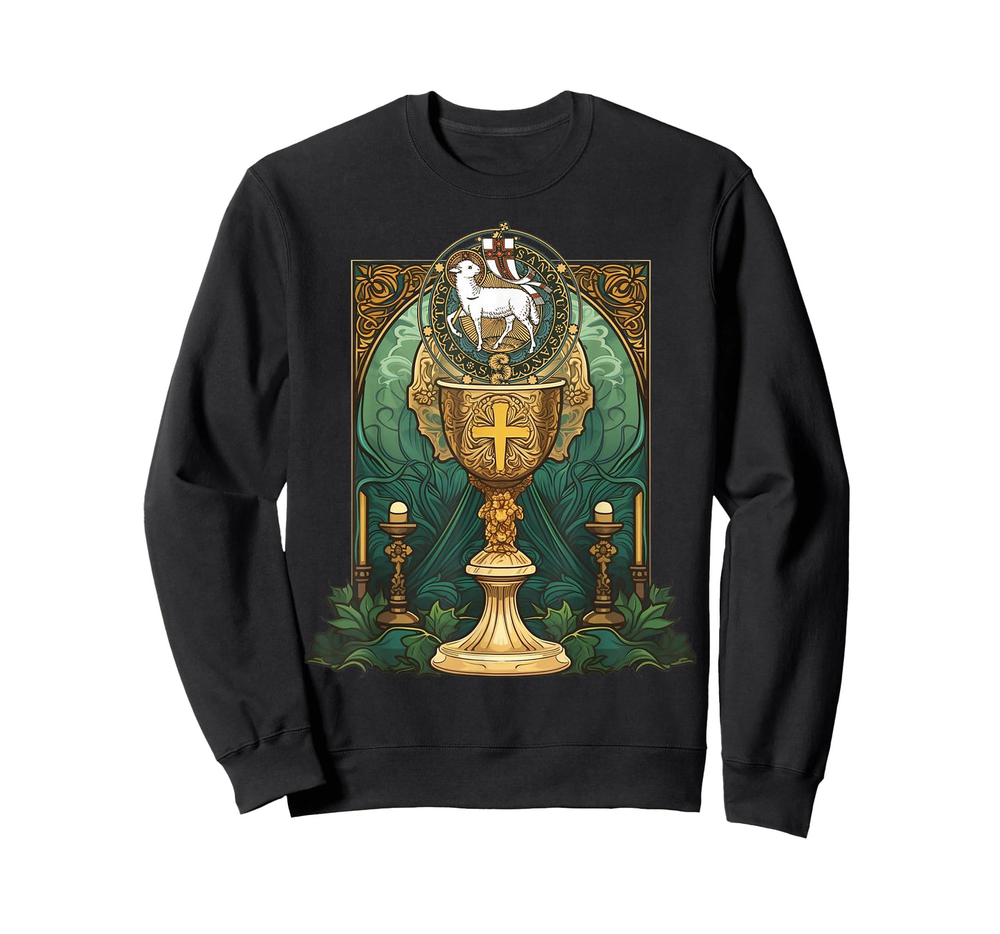 Agnus Dei Sanctus Traditional Latin Mass Catholic T-Shirt