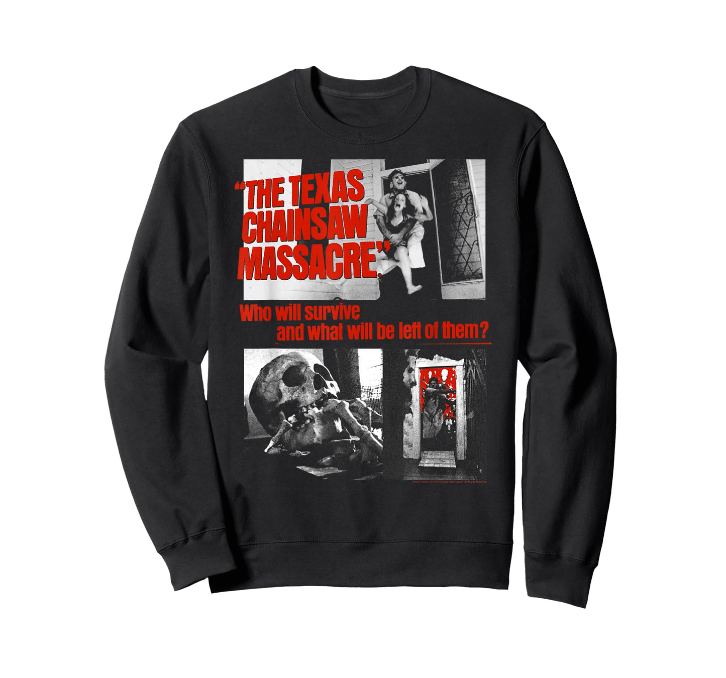 The Texas Chainsaw Massacre What Will Be Left Collage Horror T-Shirt