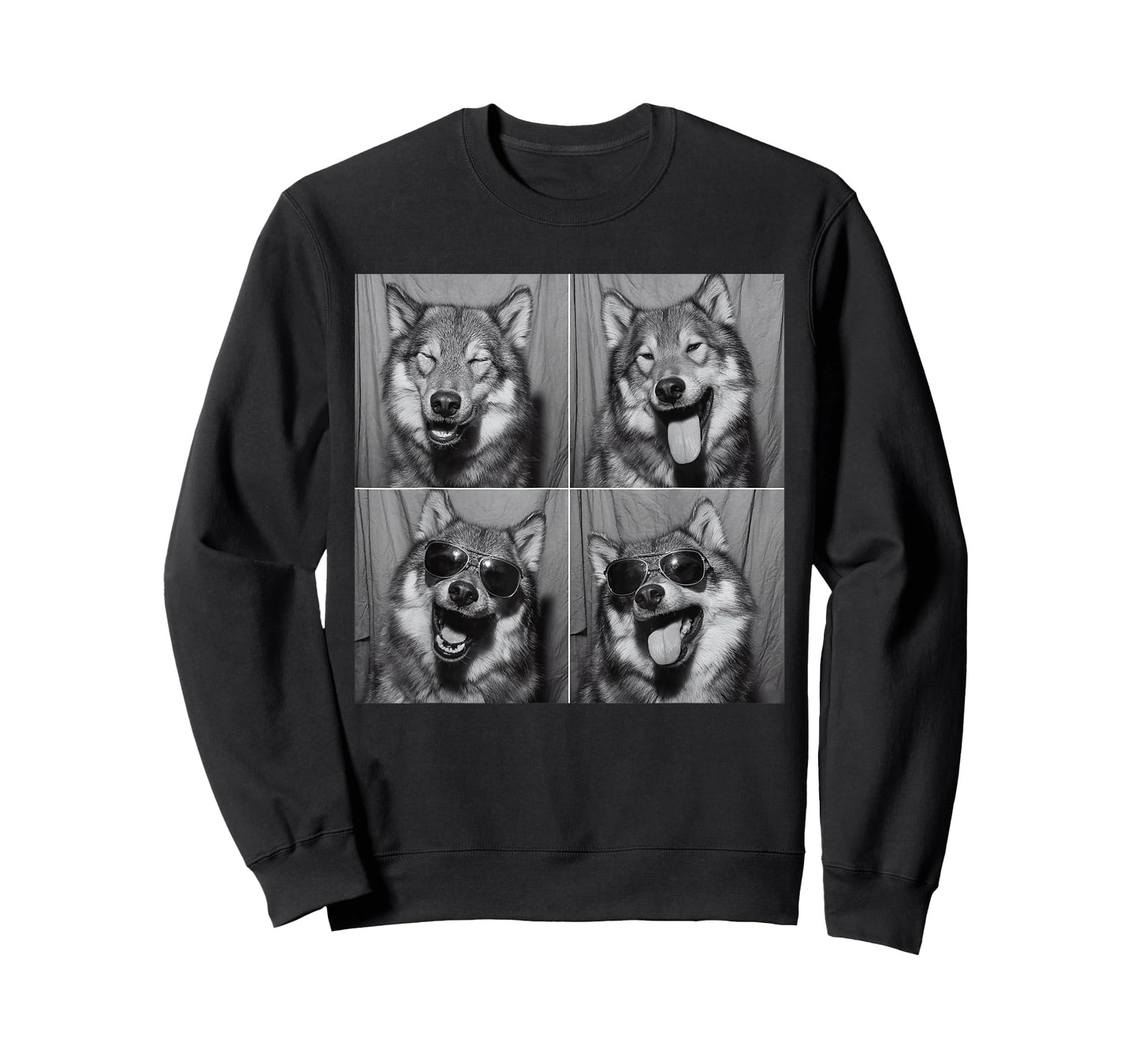 Funny Wolf Sunglasses T-Shirt