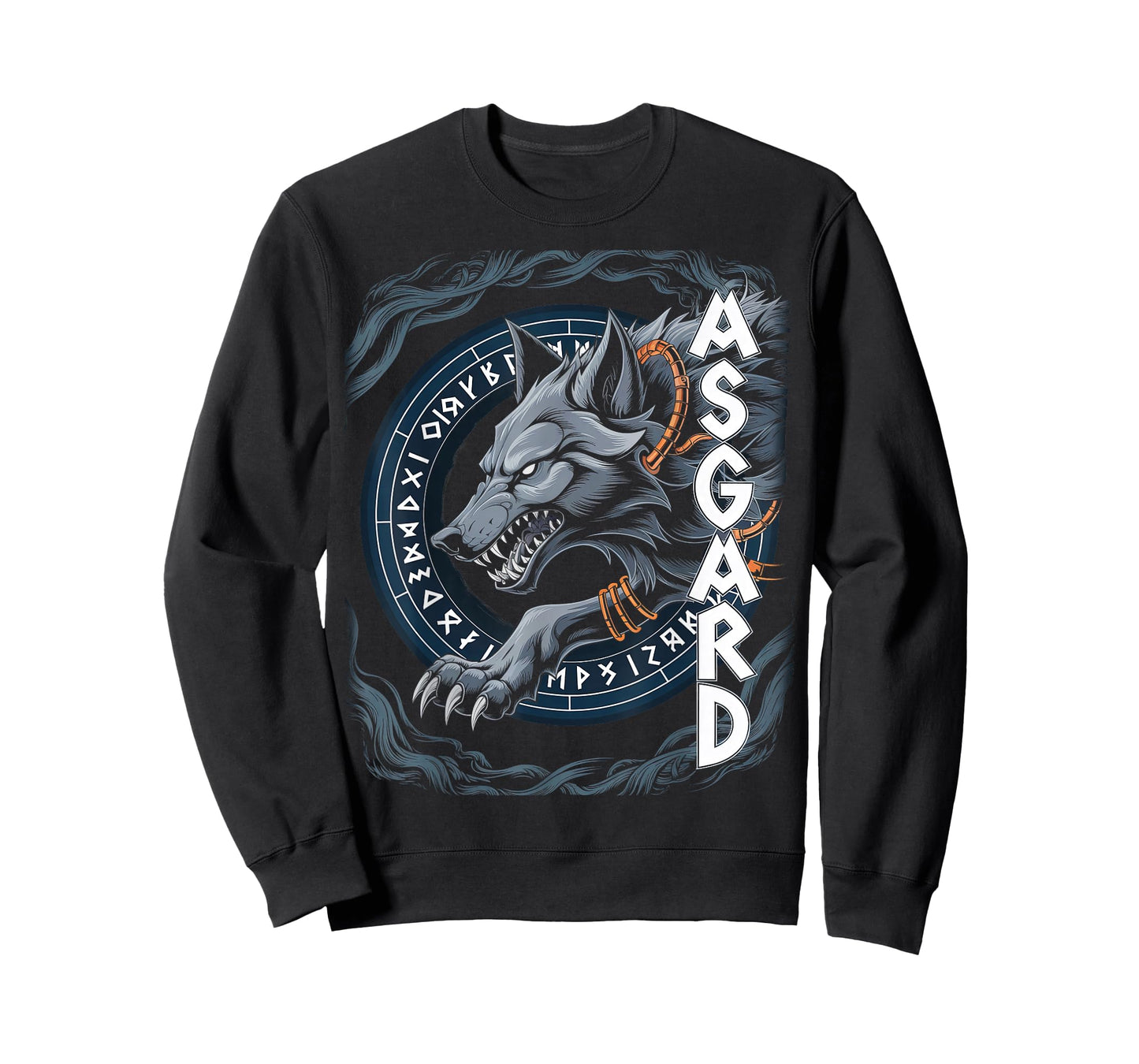 Wolf of Odin ASGARD celtic runes Valhalla Norse Mythology T-Shirt