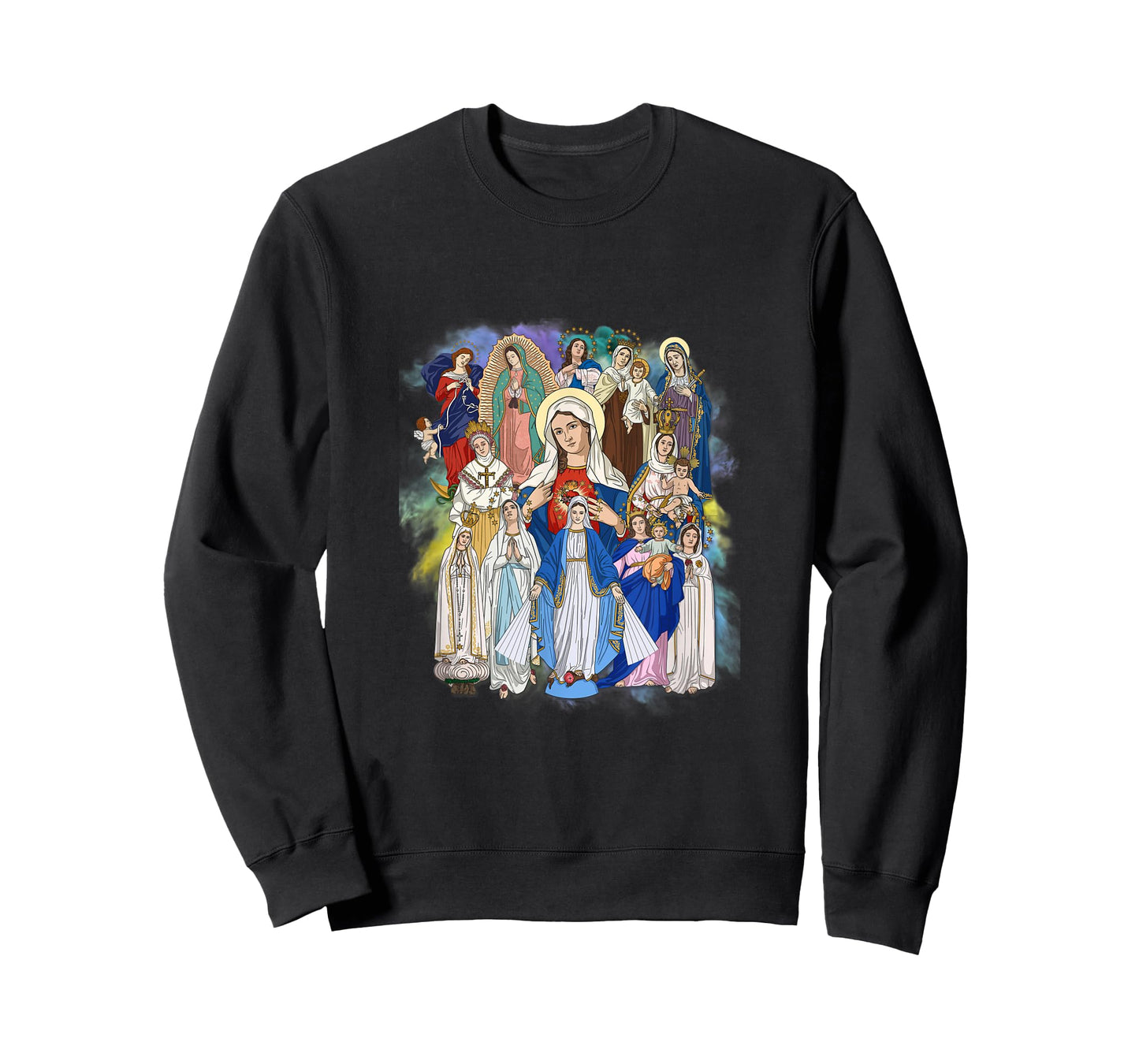 Our Lady The Blessed Mother Latin Marian Titles Catholic T-Shirt